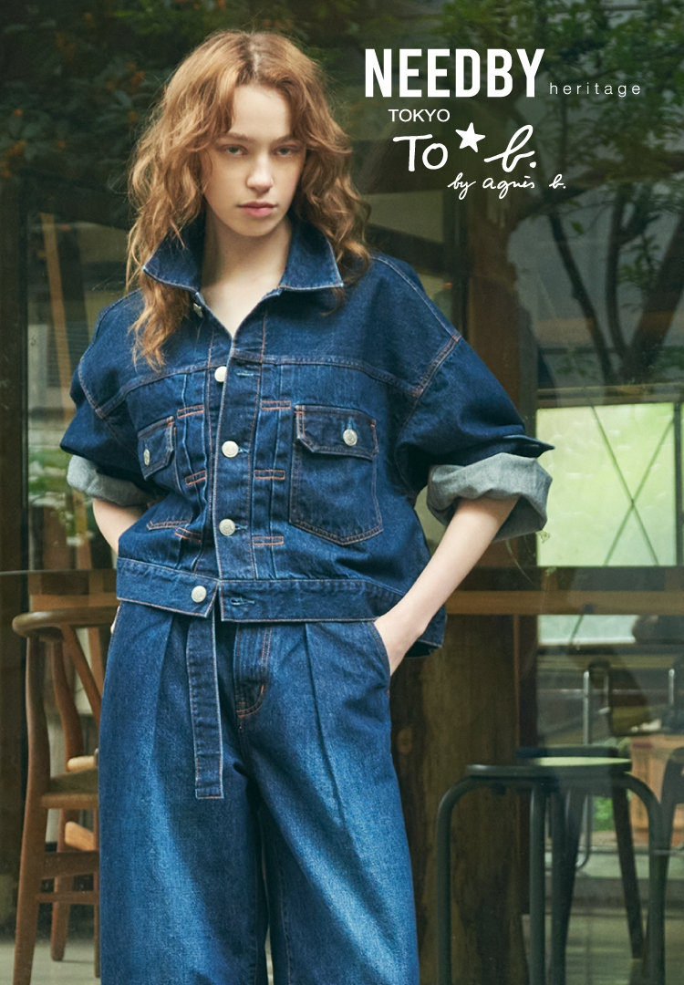 【TOB TOP】To b. by agnes b. × NEEDBY heritage