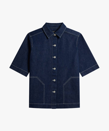 デニム 半袖 シャツ "Hawai"