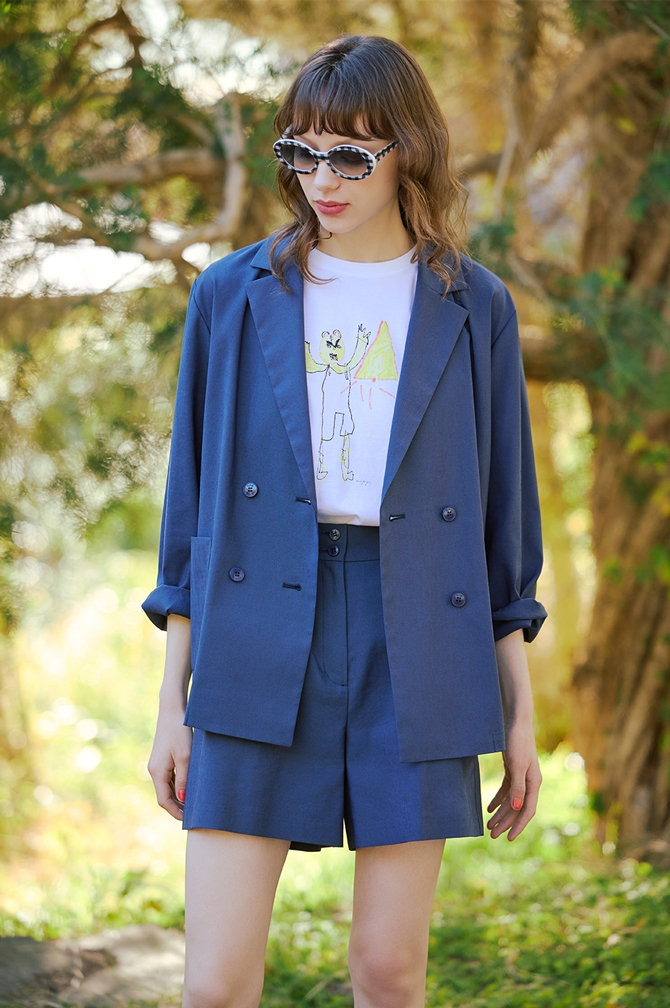 ▼24AW美品✨To b. by agnes b アニエスベーシャギーピーコート To b. by agnès b.（トゥービー バイ アニエスベー）｜agnès b