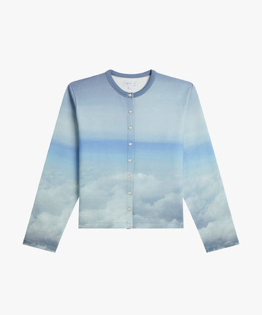 フォトプリント カーディガンプレッション "Moins de Pressions"