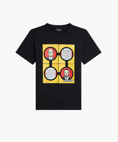 プリント コットン 半袖 アーティスト Tシャツ "Gilbert & George"