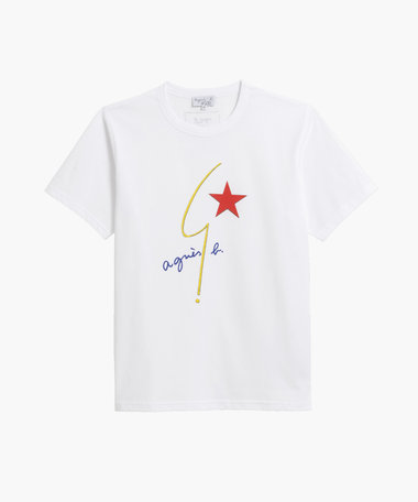 コットン プリント 半袖 アーティスト Tシャツ "Berisha"