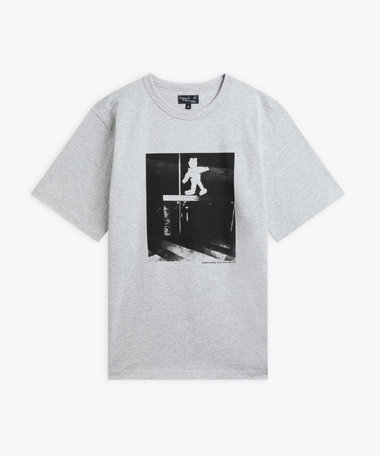メンズ プリント コットン 半袖 アーティスト Tシャツ "Harmony Korine"
