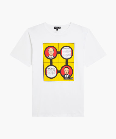 プリント コットン 半袖 アーティスト Tシャツ "Gilbert & George"