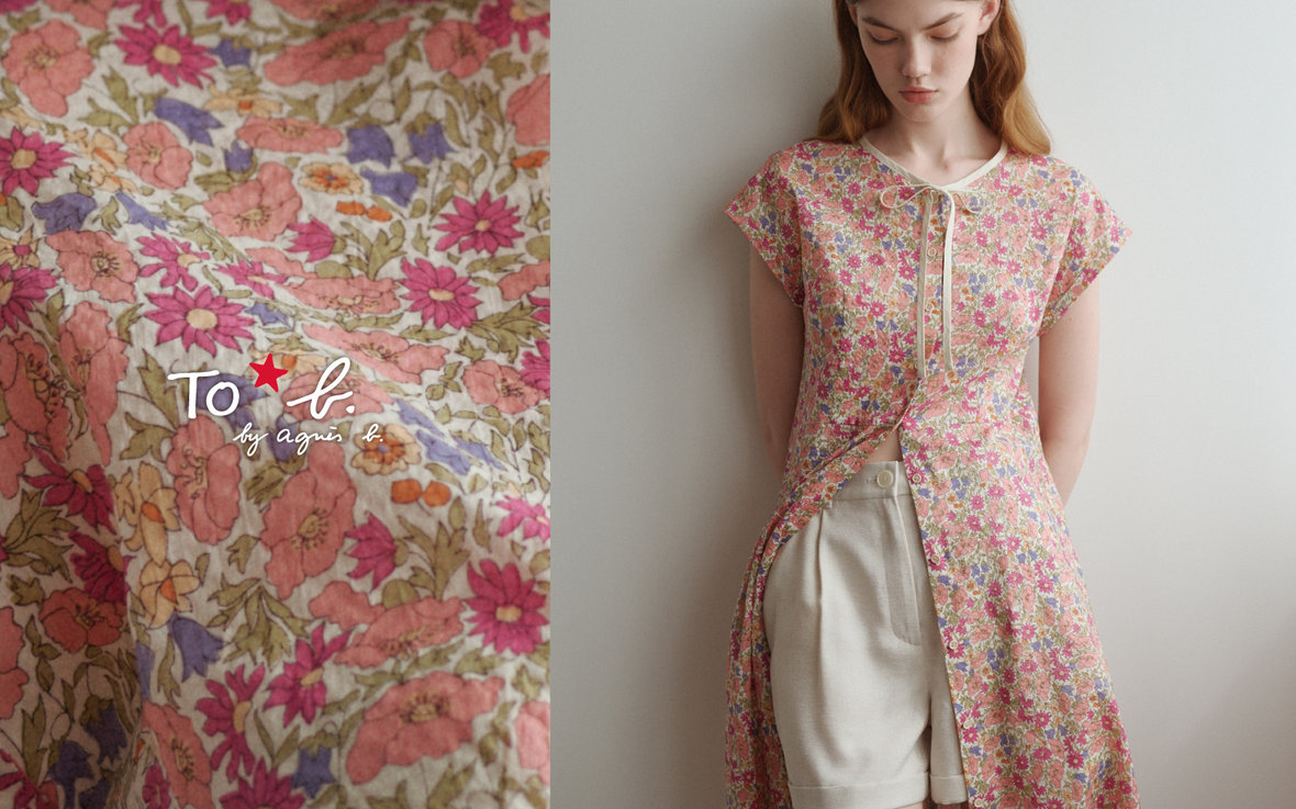 メ*6様 【未開封】agnès b. agnes b アニエスベー シャツ 花柄 Floral Mood 2026.07.14｜agnès b.（アニエスベー）｜agnès b