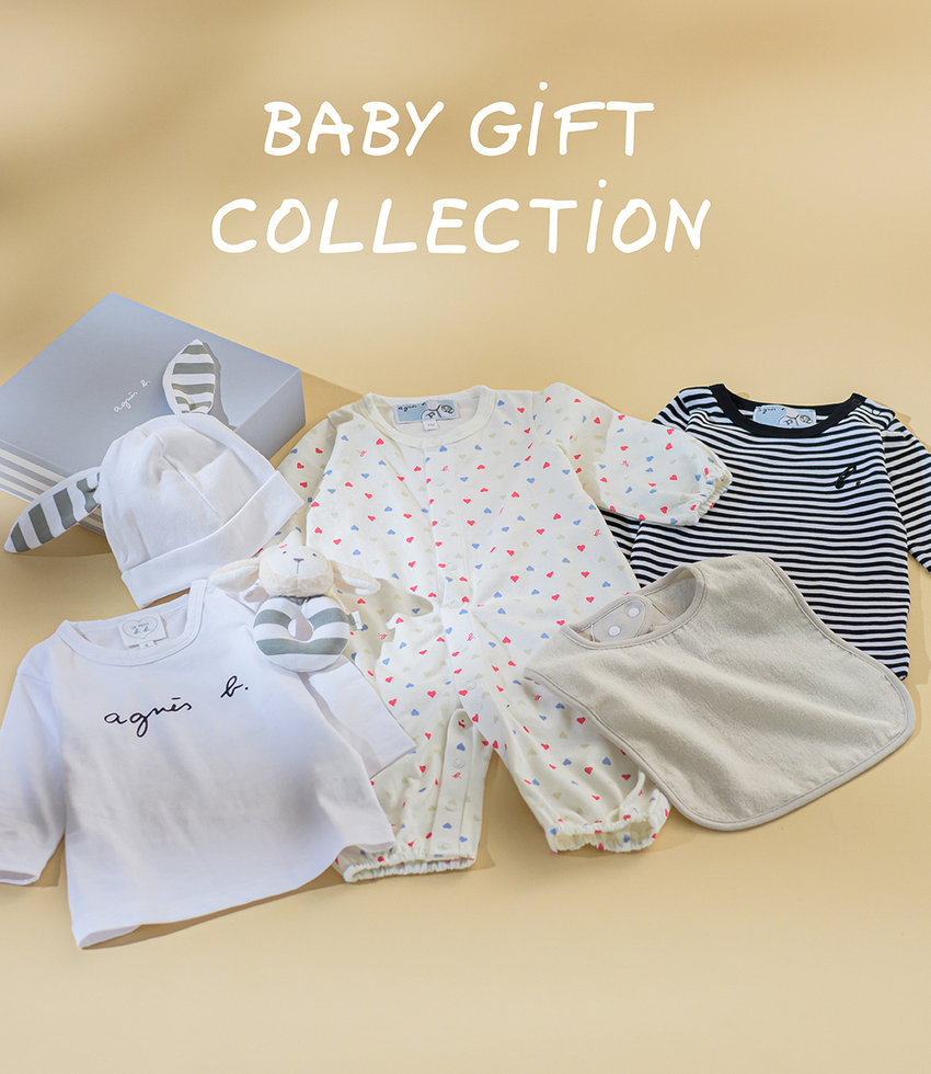 アニエス・ベー　ベビー　ロンパース　お祝い Baby Gift 2026.08.28｜agnès b.（アニエスベー）｜agnès b