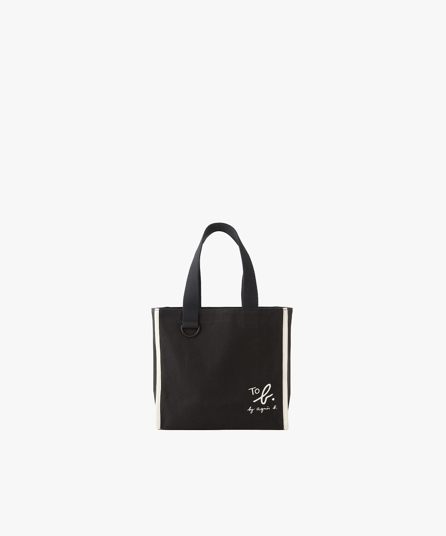 To b. by agnes b.× green label relaxing コットン パイピング ミニトートバッグ