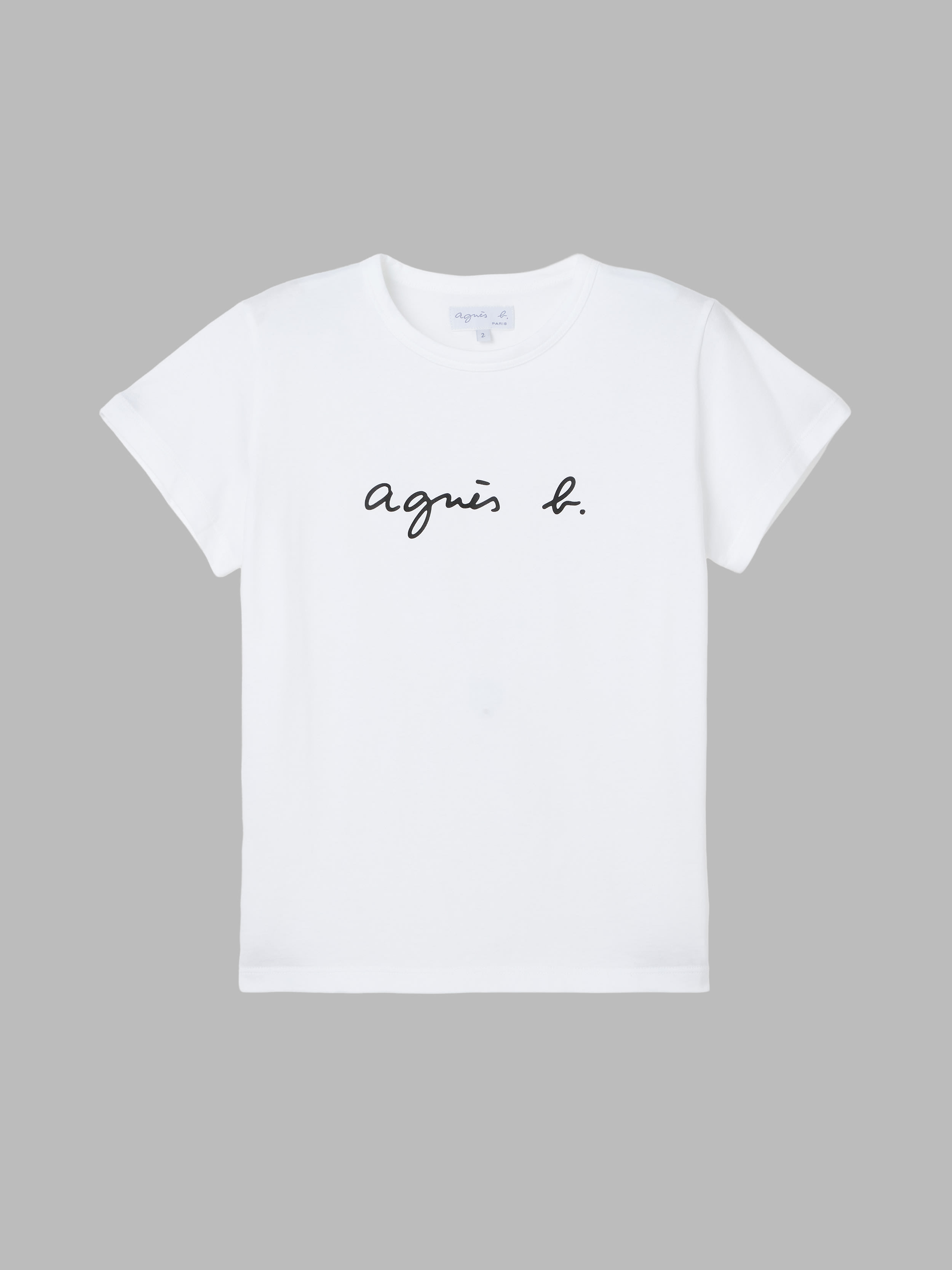 ロゴプリント コットン 半袖Tシャツ "Brando"