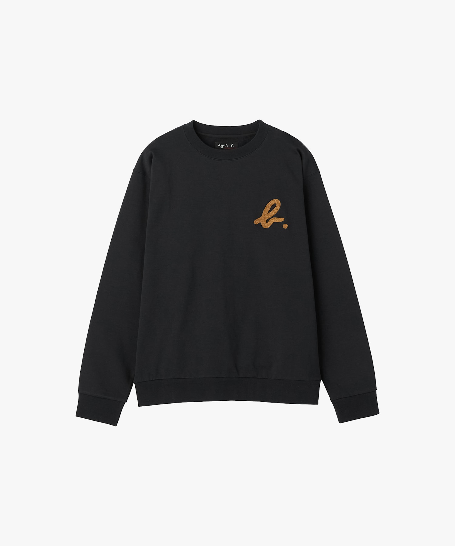 "b."ロゴ コットン 長袖 スウェット