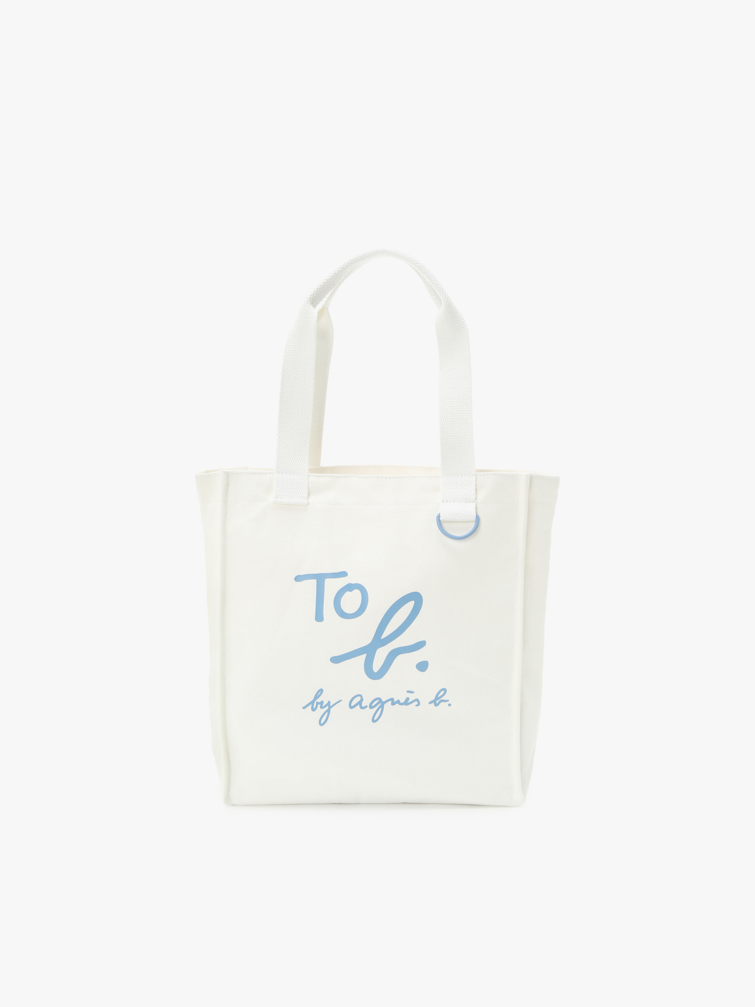 コットン ロゴ ミニ トートバッグ