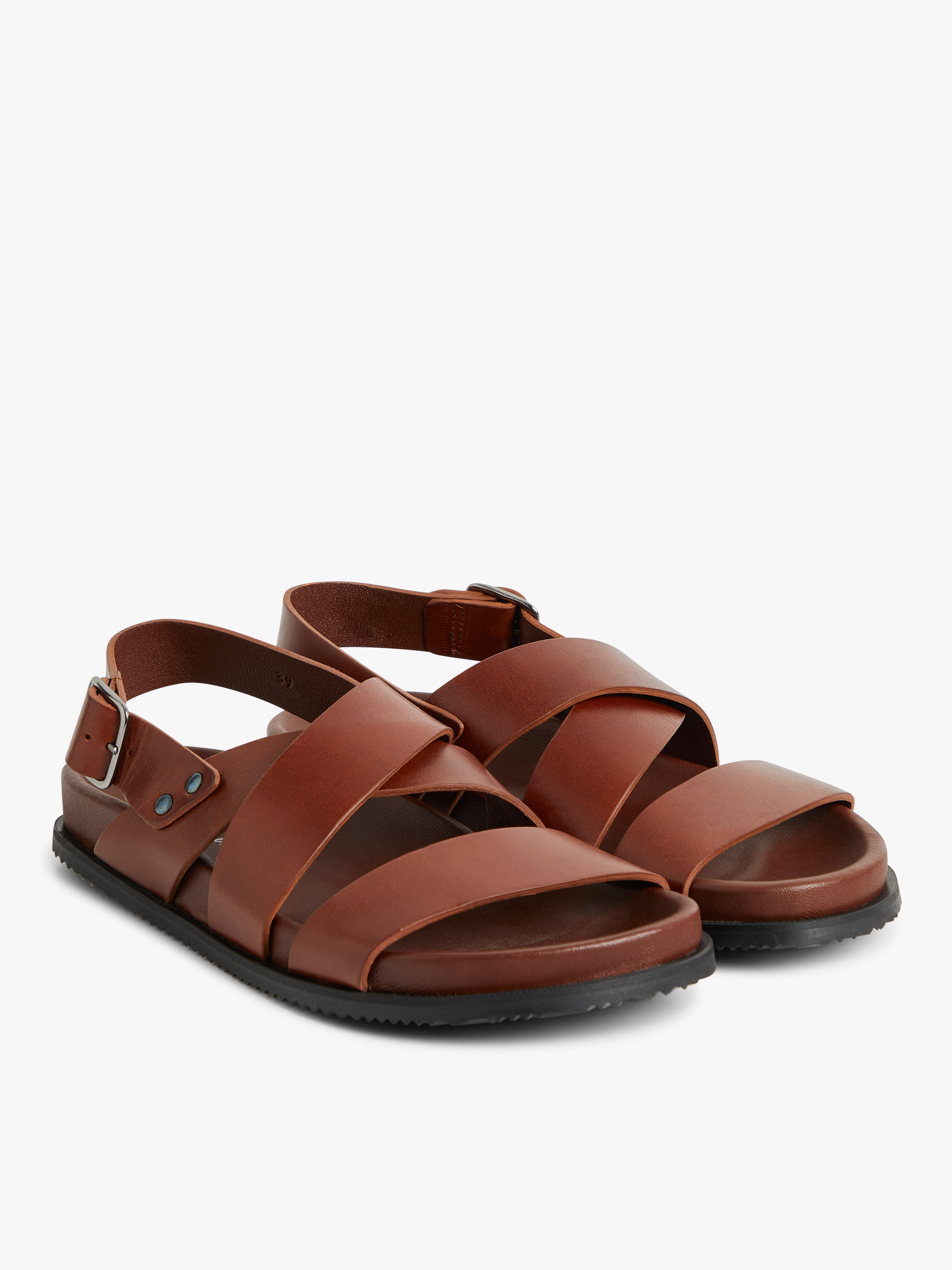 CU01 SANDALES レザーサンダル