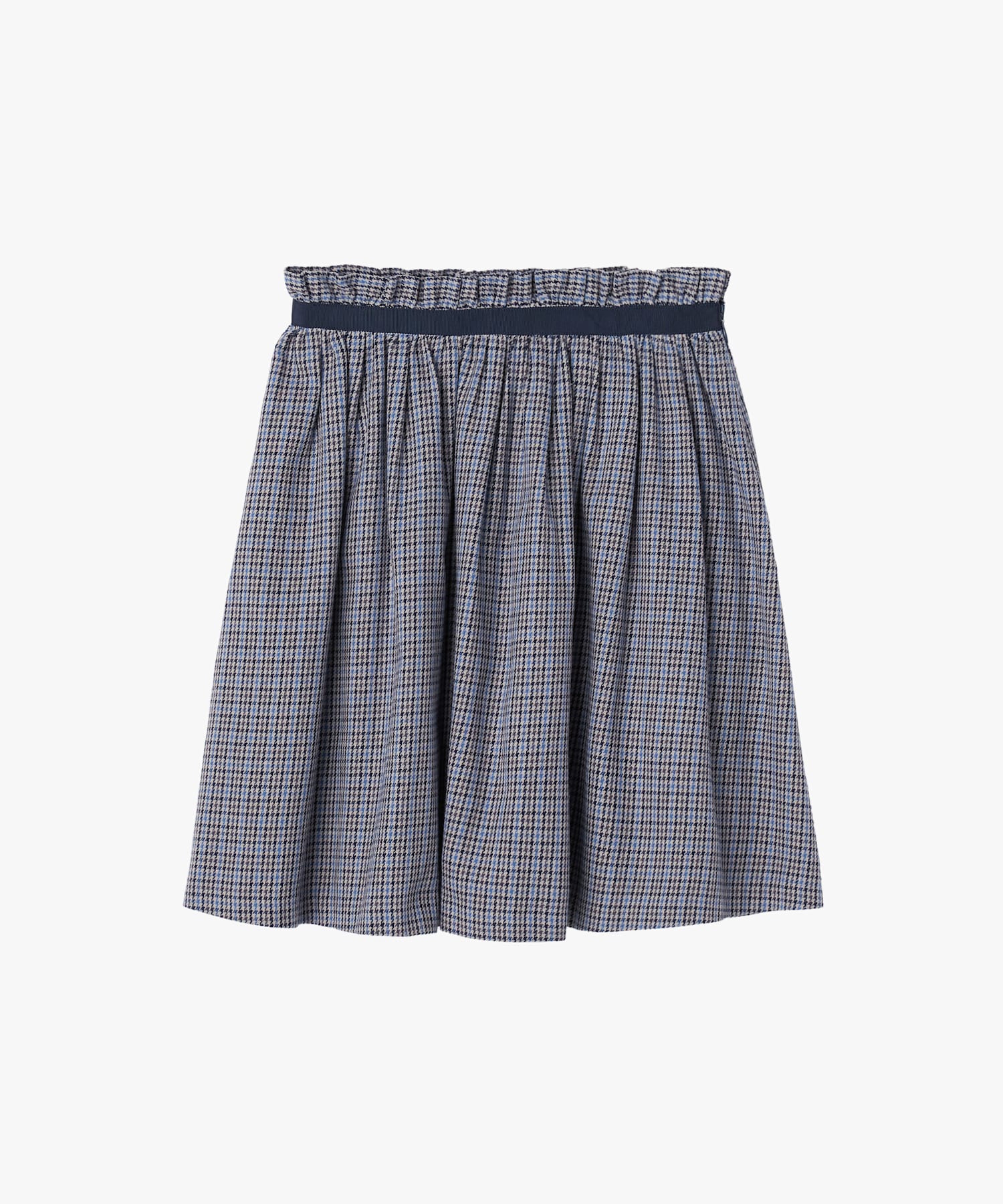 ガンクラブチェック コットン ミニスカート