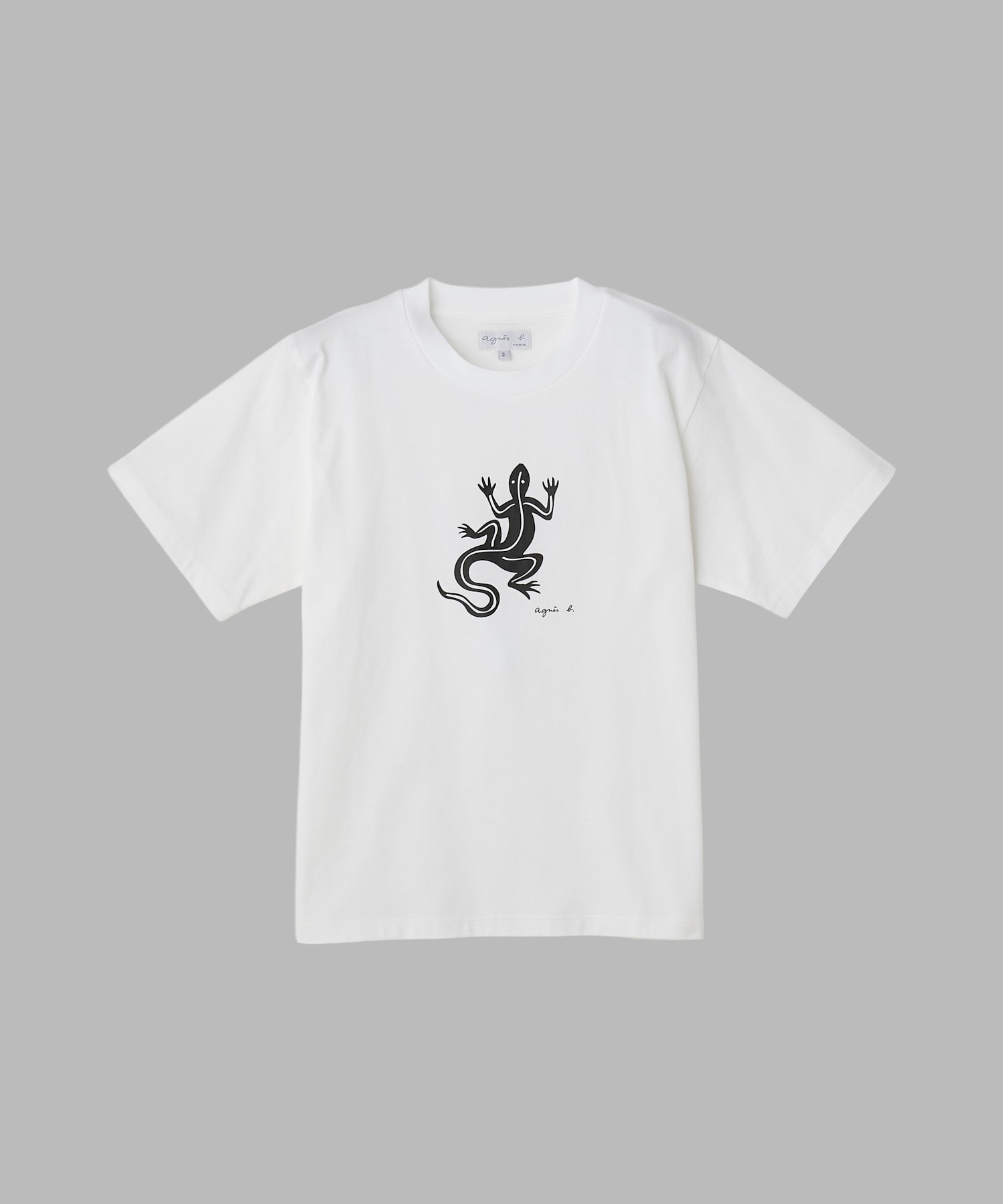 アイコニック コットン 半袖 Tシャツ "Lezard"
