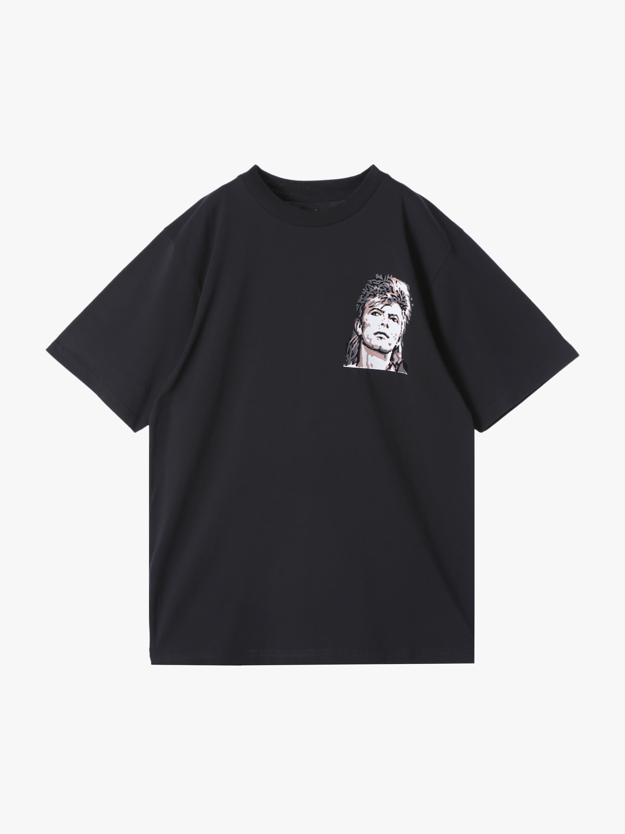 メンズ オーガニックコットン プリント 半袖 アーティスト Tシャツ "RAFAEL GREY"
