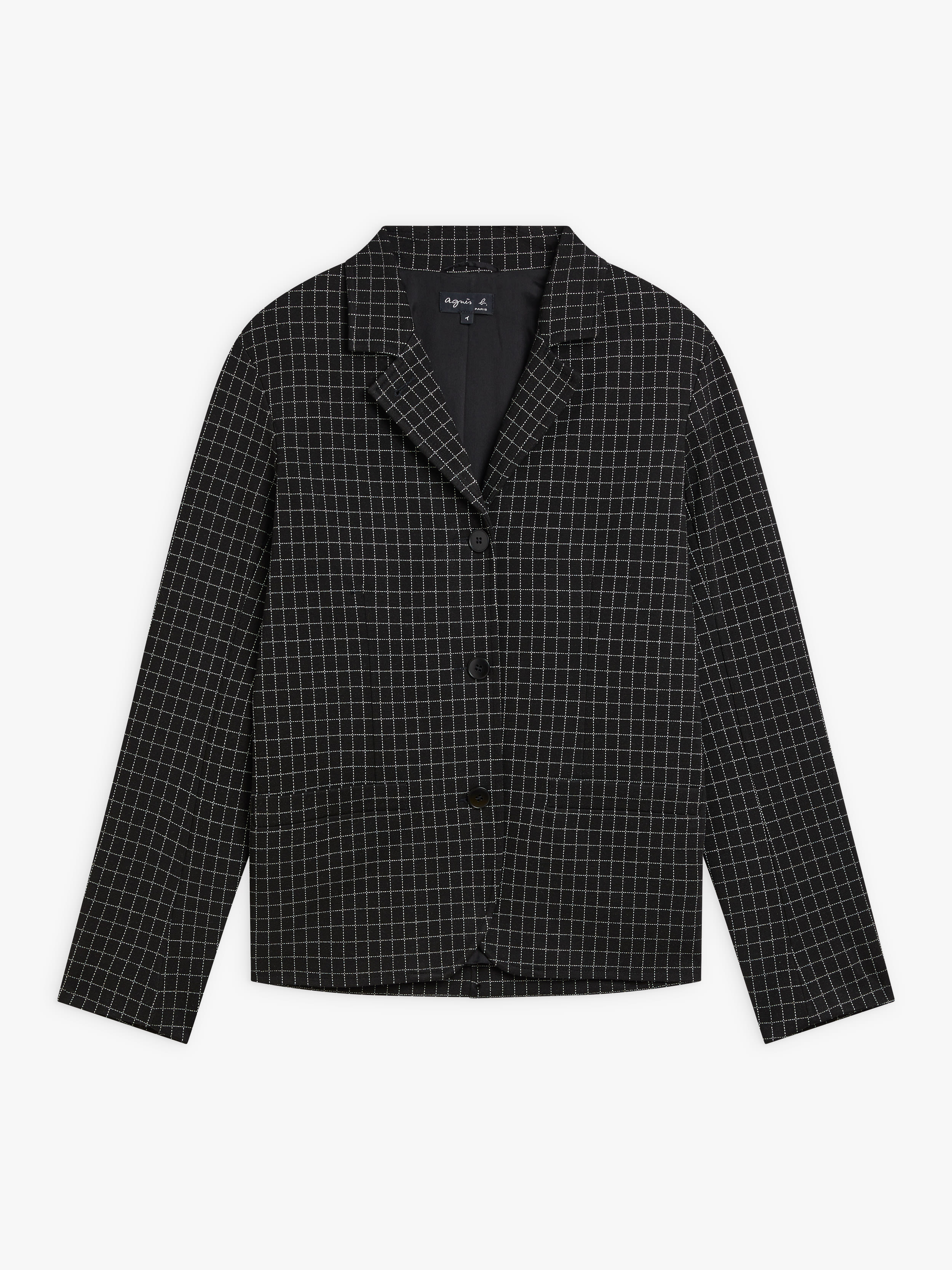 【Outlet】チェック ジャケット "Wisa"