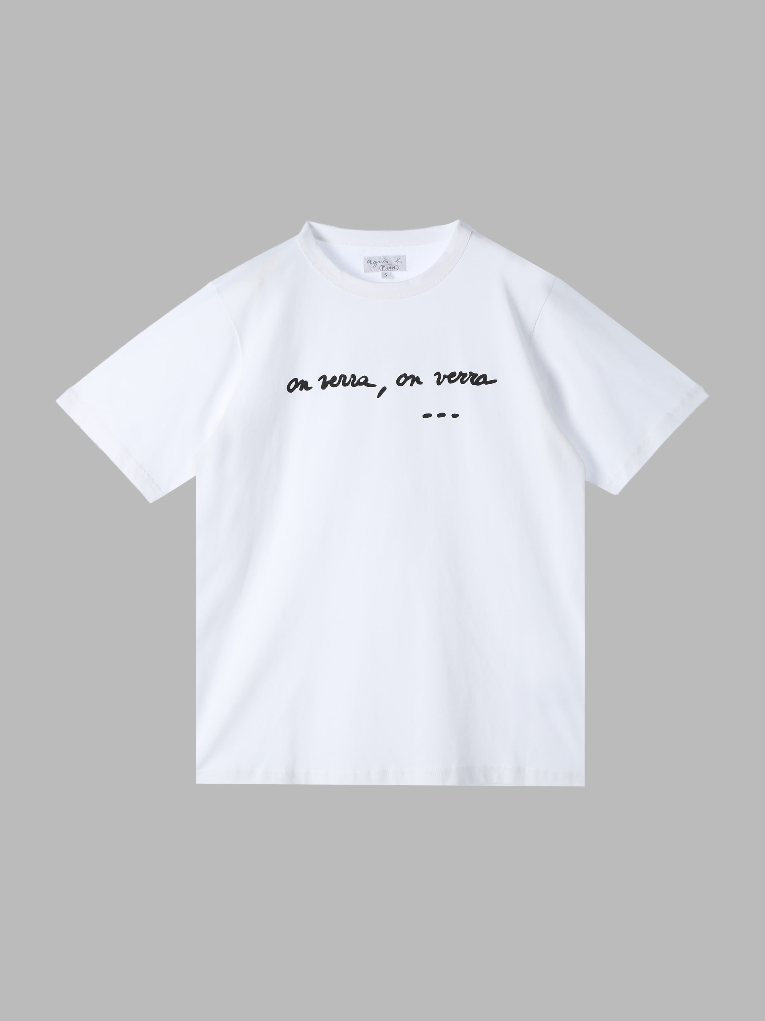コットン メッセージ 半袖 Tシャツ