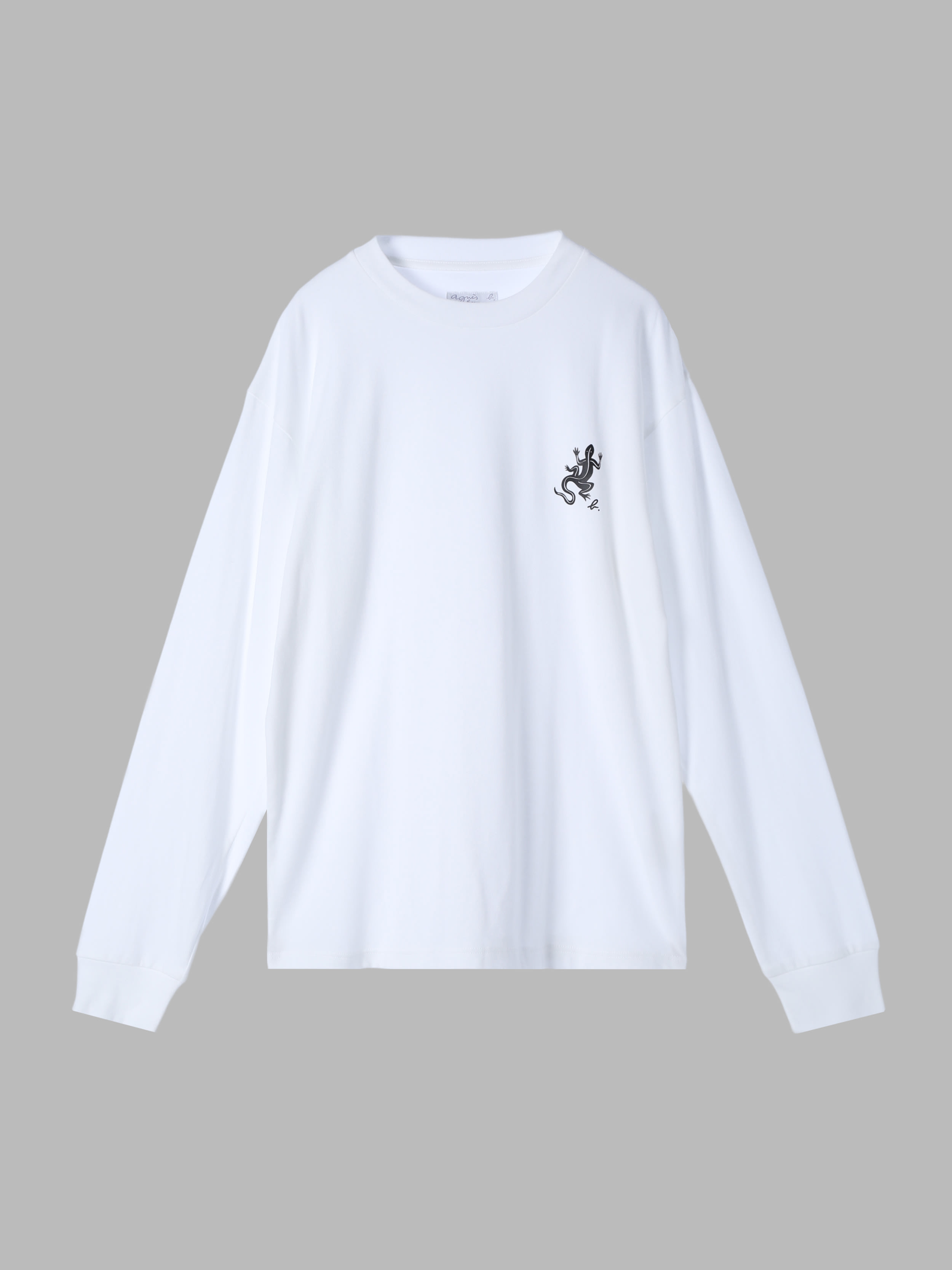 メンズ アイコニック プリント 長袖 Tシャツ ”Lezard”