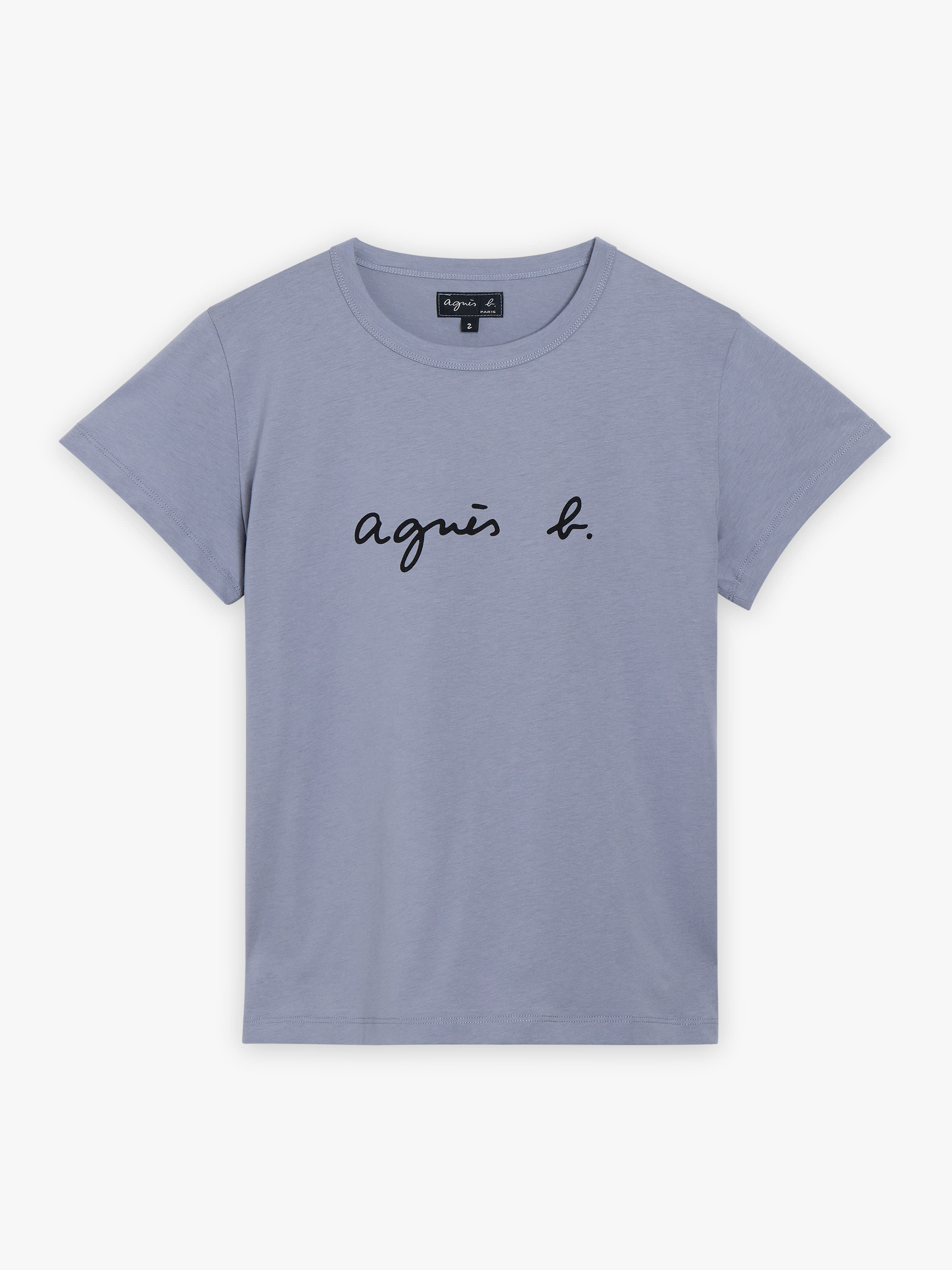 ロゴプリント コットン 半袖Tシャツ "Brando"