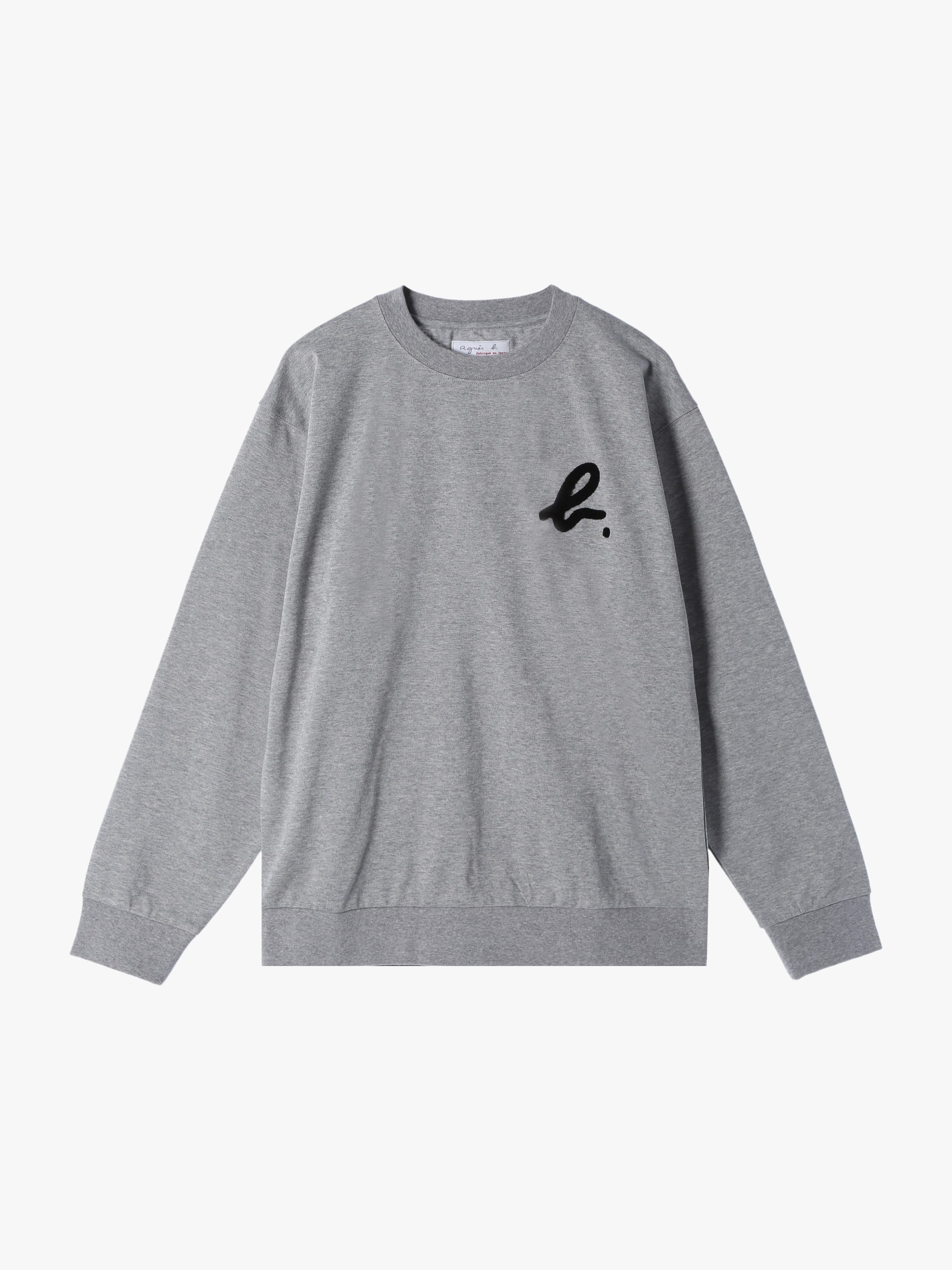 "b."ロゴ コットン 長袖 スウェット