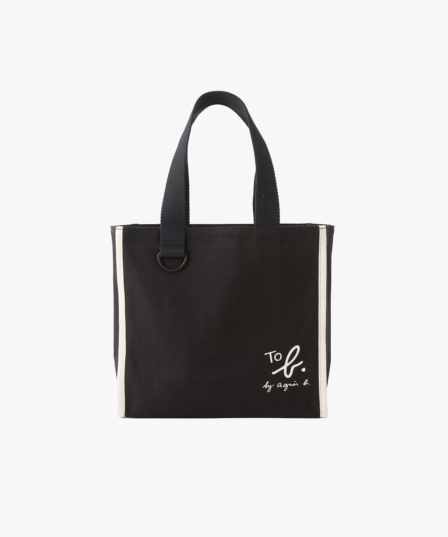 To b. by agnes b.× green label relaxing コットン パイピング ミニトートバッグ