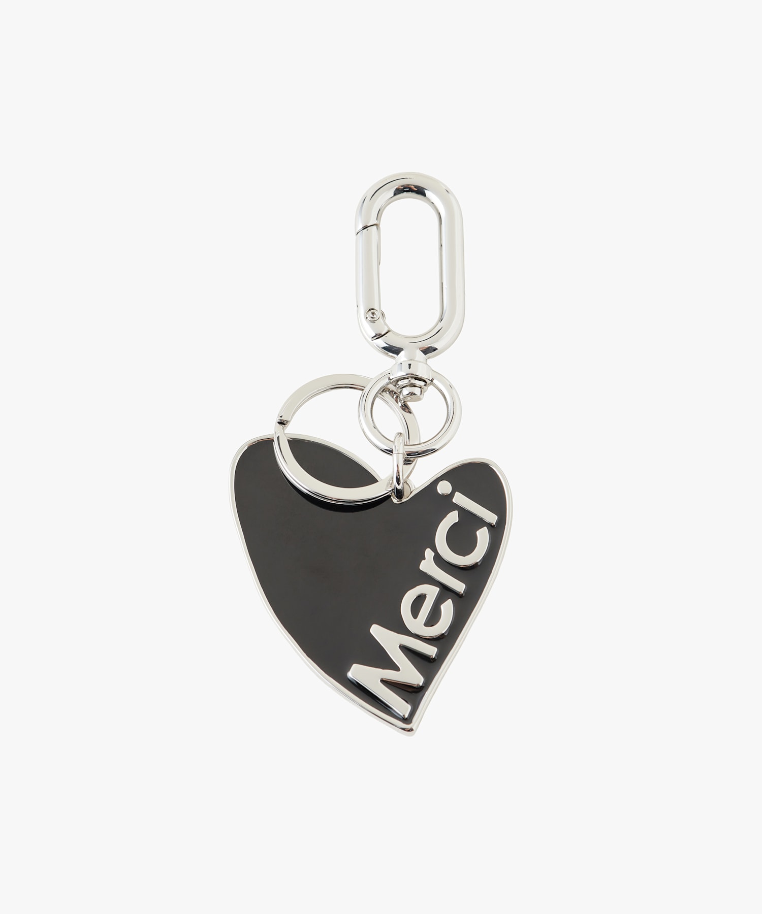 メッセージ ハート キーチャーム "Merci"
