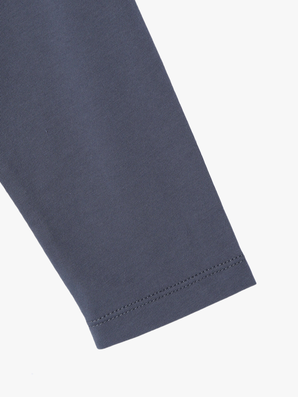 ENFANT ユニセックス キッズ ロゴ コットン 長袖 Tシャツ グレー