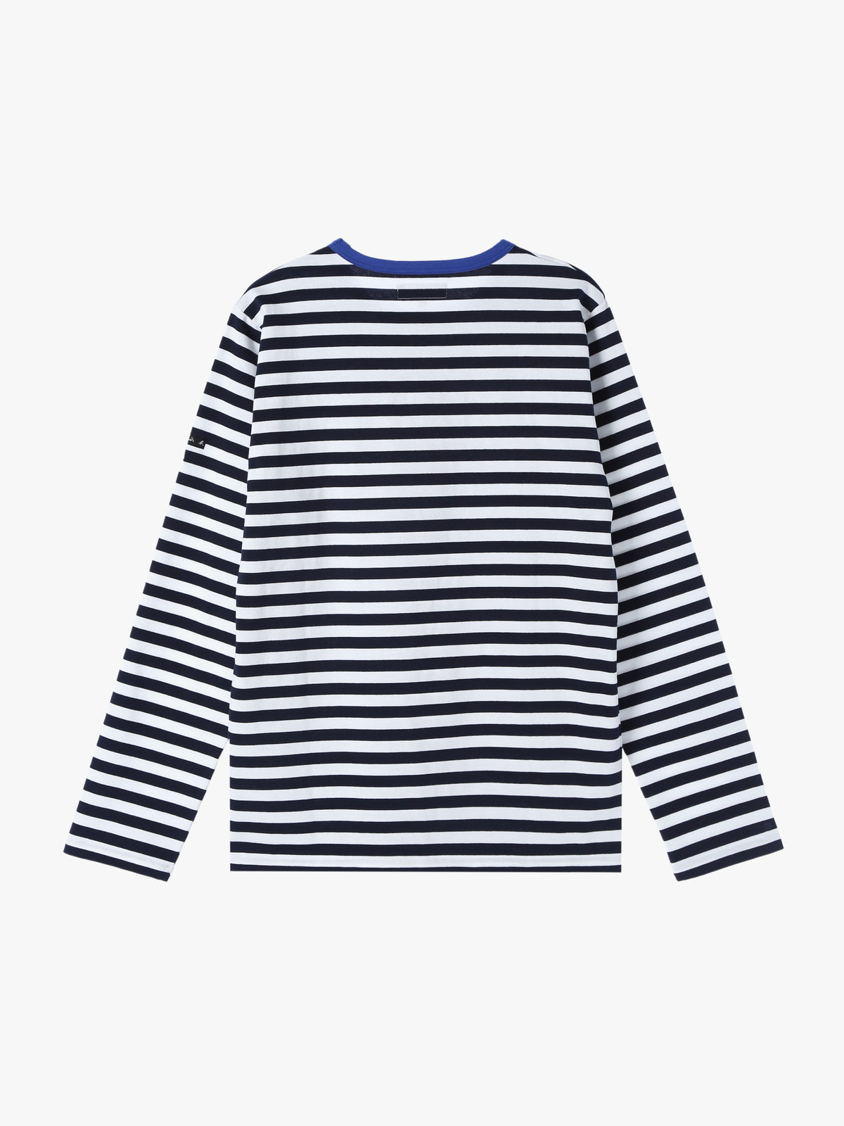 HOMME メンズ メンズ 細ボーダー コットン 長袖 Tシャツ ”Coulos” ブルー系その他