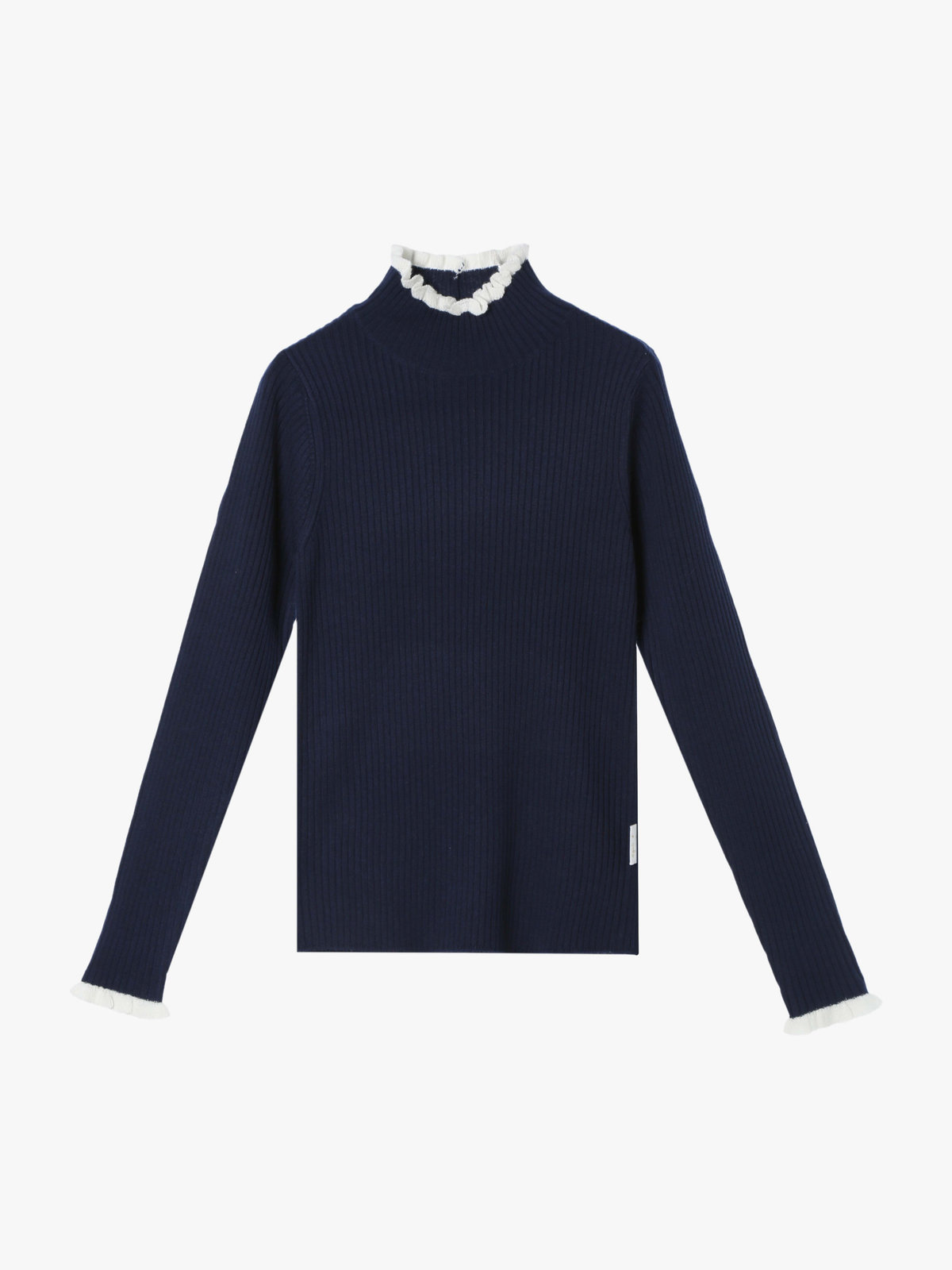 To b. by agnès b. 【Outlet】メランジリブタートル ネイビー