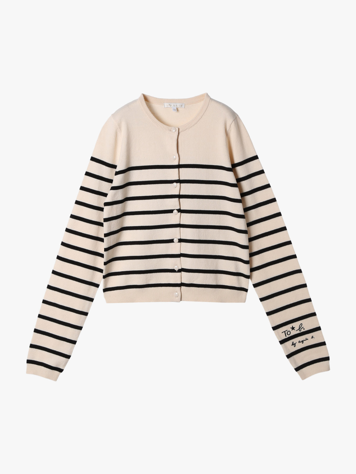 To b. by agnès b. NEW SOFT KNIT CD BORDER レッド系その他