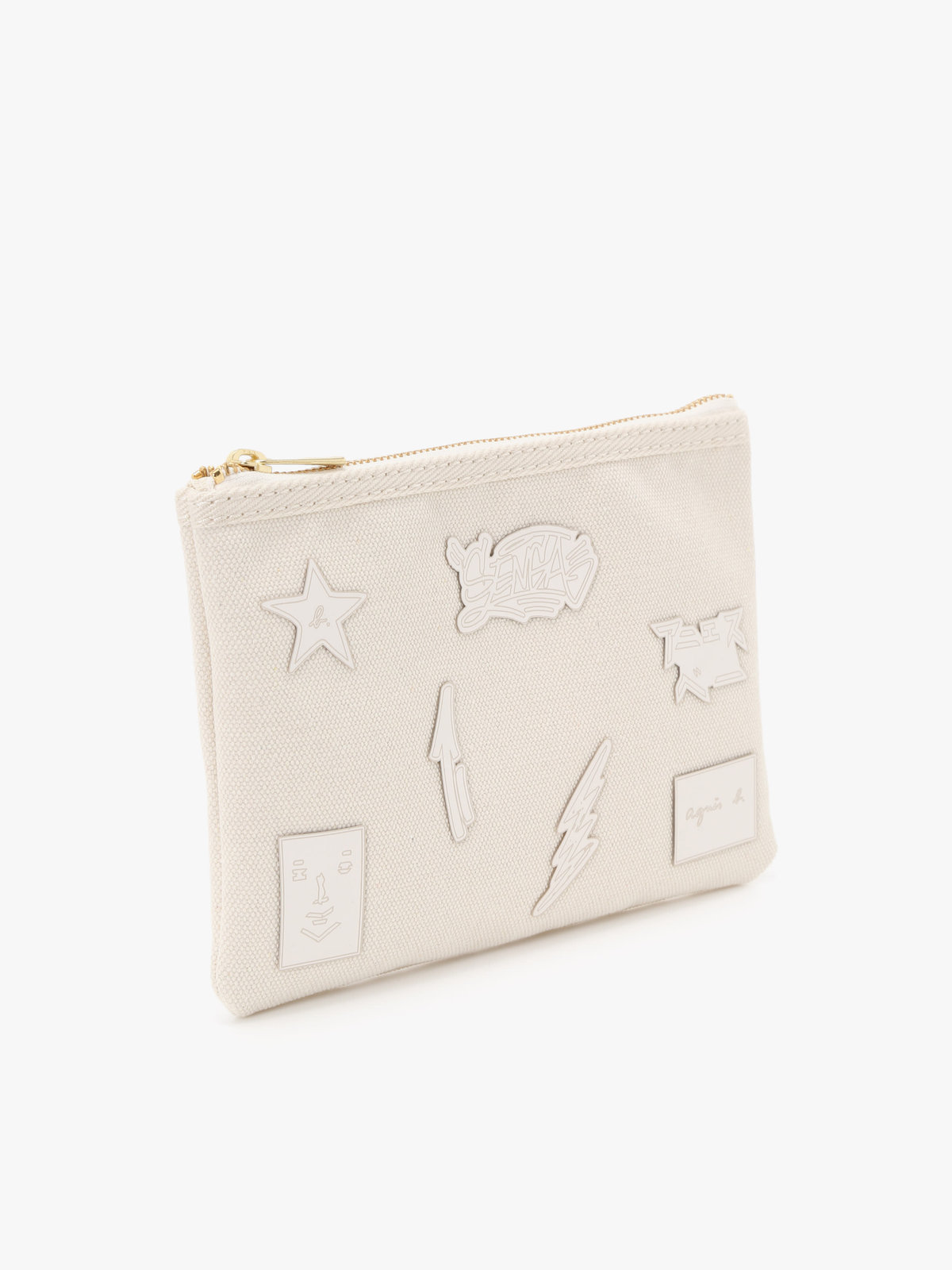 VOYAGE メンズ バッグ＆ウォレット 【Outlet】【ユニセックス】  ポーチ (YAH02-03) ホワイト