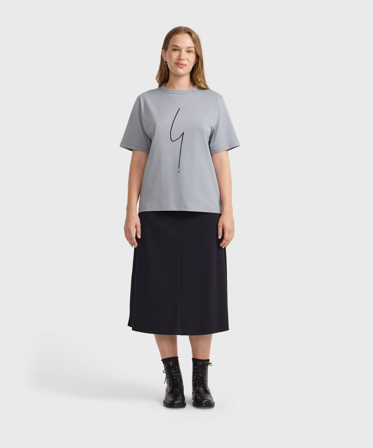 FEMME ウィメンズ アイコニック オーガニックコットン 半袖Tシャツ "Point d'Ironie" ベージュ