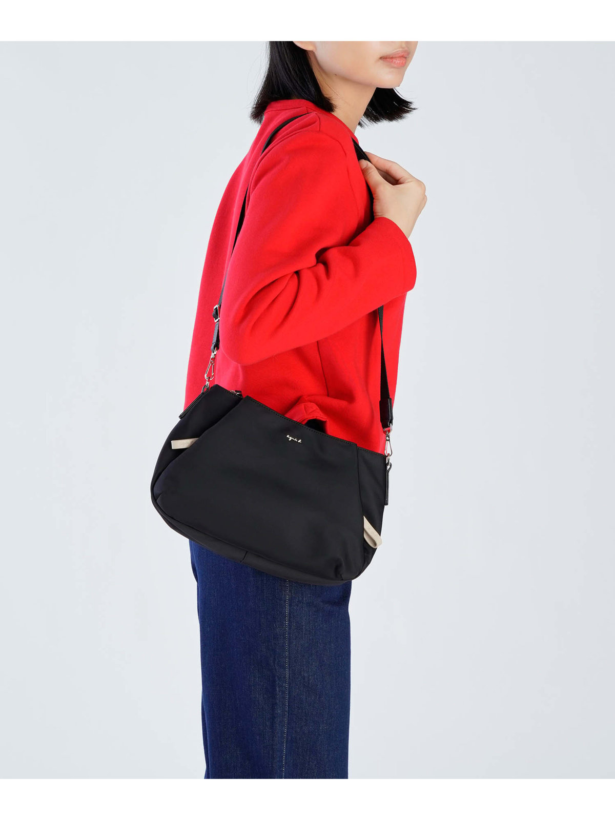 VOYAGE ウィメンズ バッグ＆ウォレット ナイロン 2way ショルダーバッグ OAS14-02 ブラック