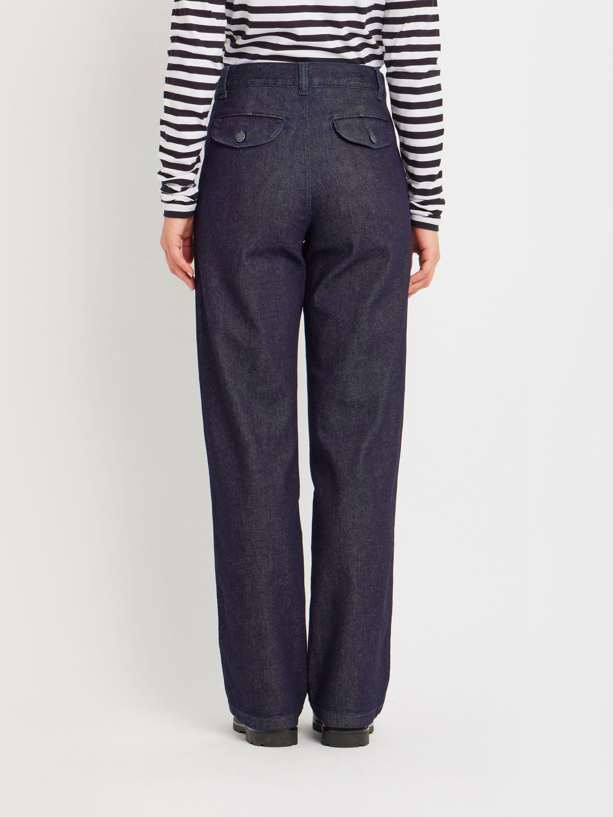 FEMME ウィメンズ デニム パンツ ”Treillis” ネイビー