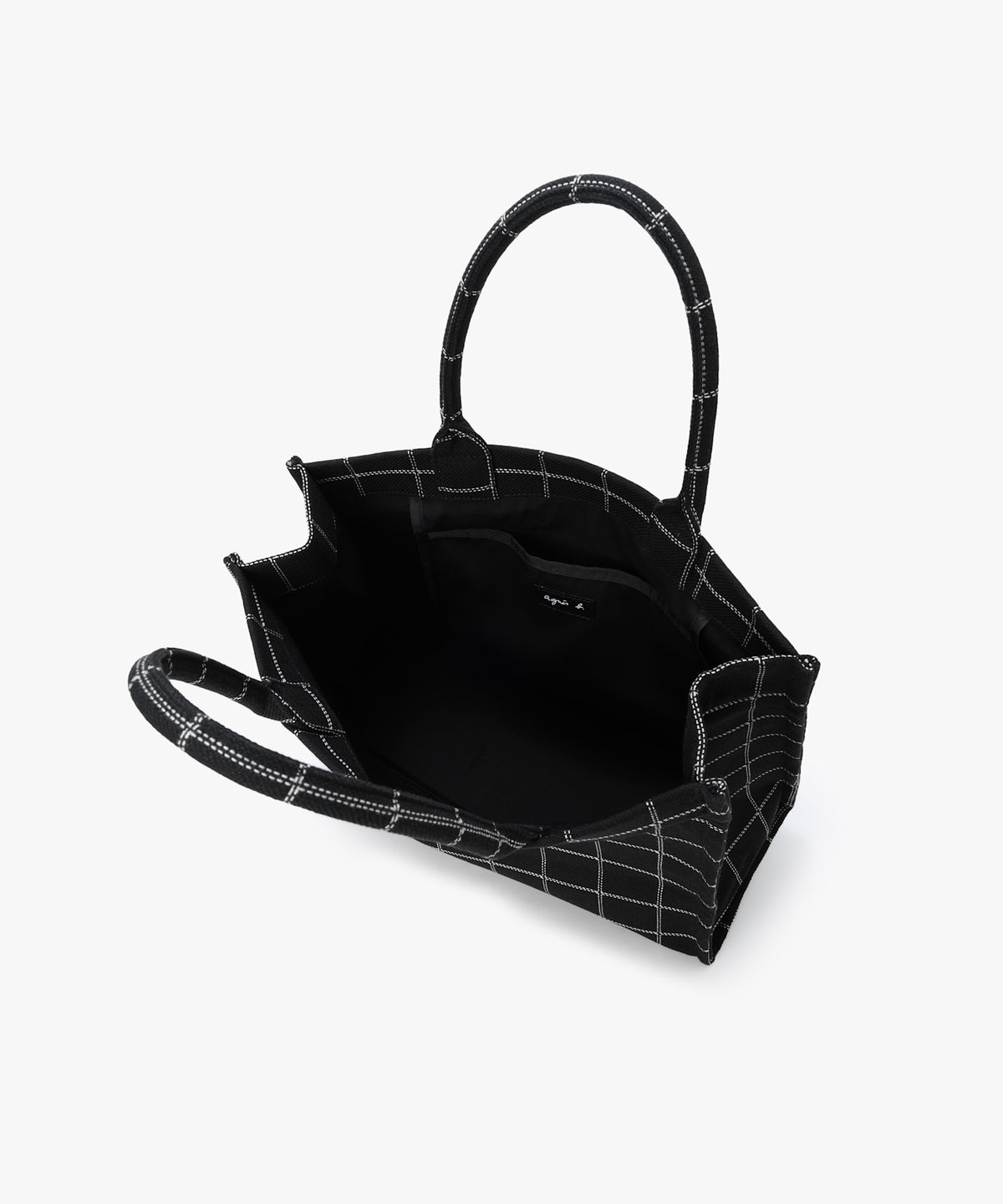 VOYAGE ウィメンズ バッグ＆ウォレット チェック ラージ トートバッグ ZAX03A-02 ブラック