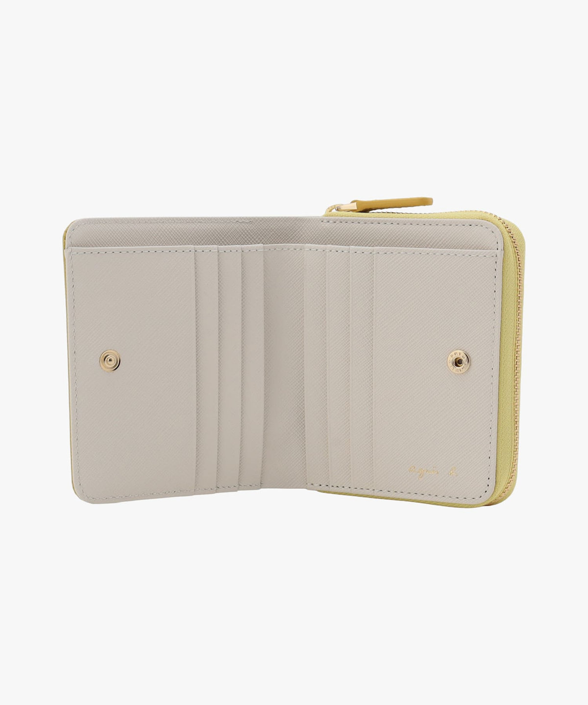 VOYAGE ウィメンズ バッグ＆ウォレット レザー 二つ折り ウォレット "Petit b." EW13Bー09 イエロー