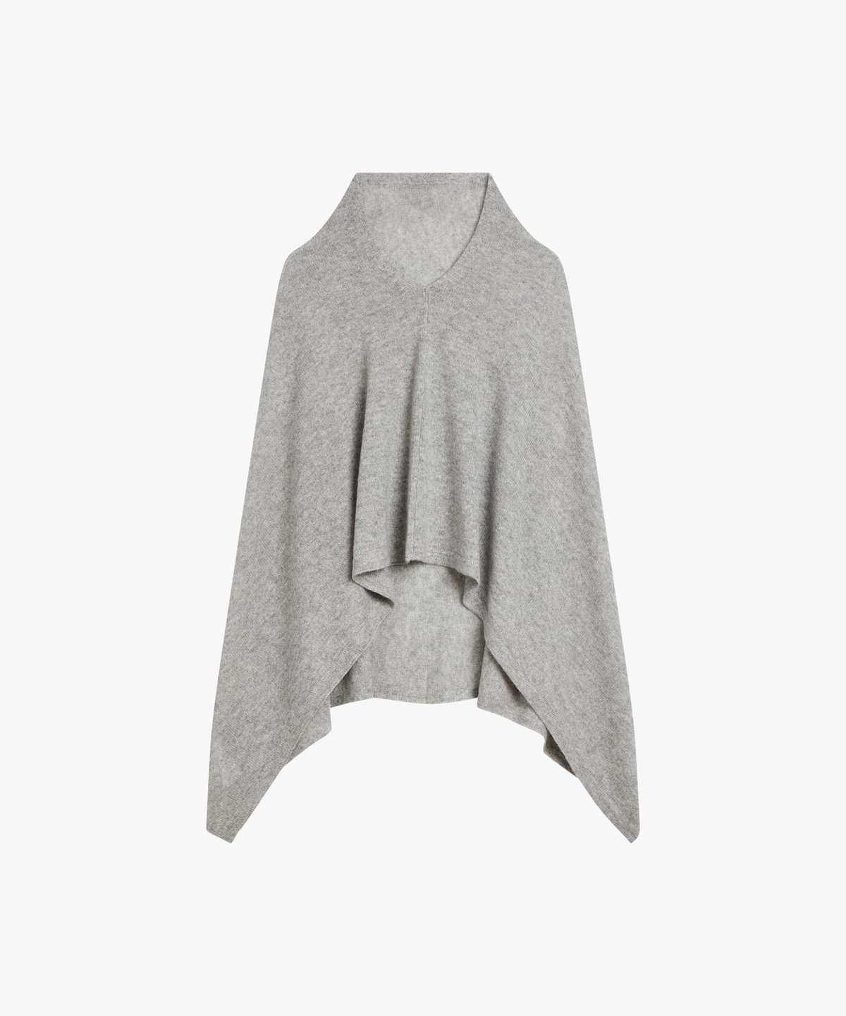 FEMME ウィメンズ カシミヤ ポンチョ グレー