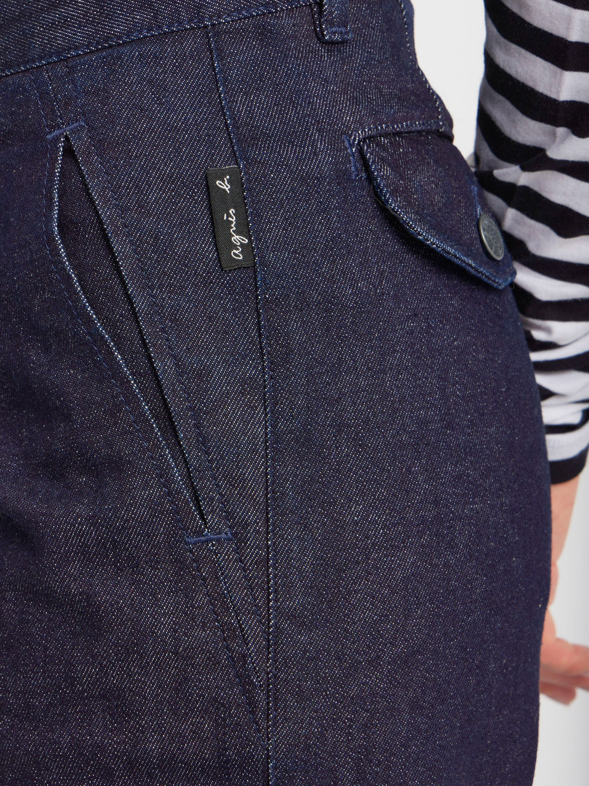 FEMME ウィメンズ デニム パンツ ”Treillis” ネイビー