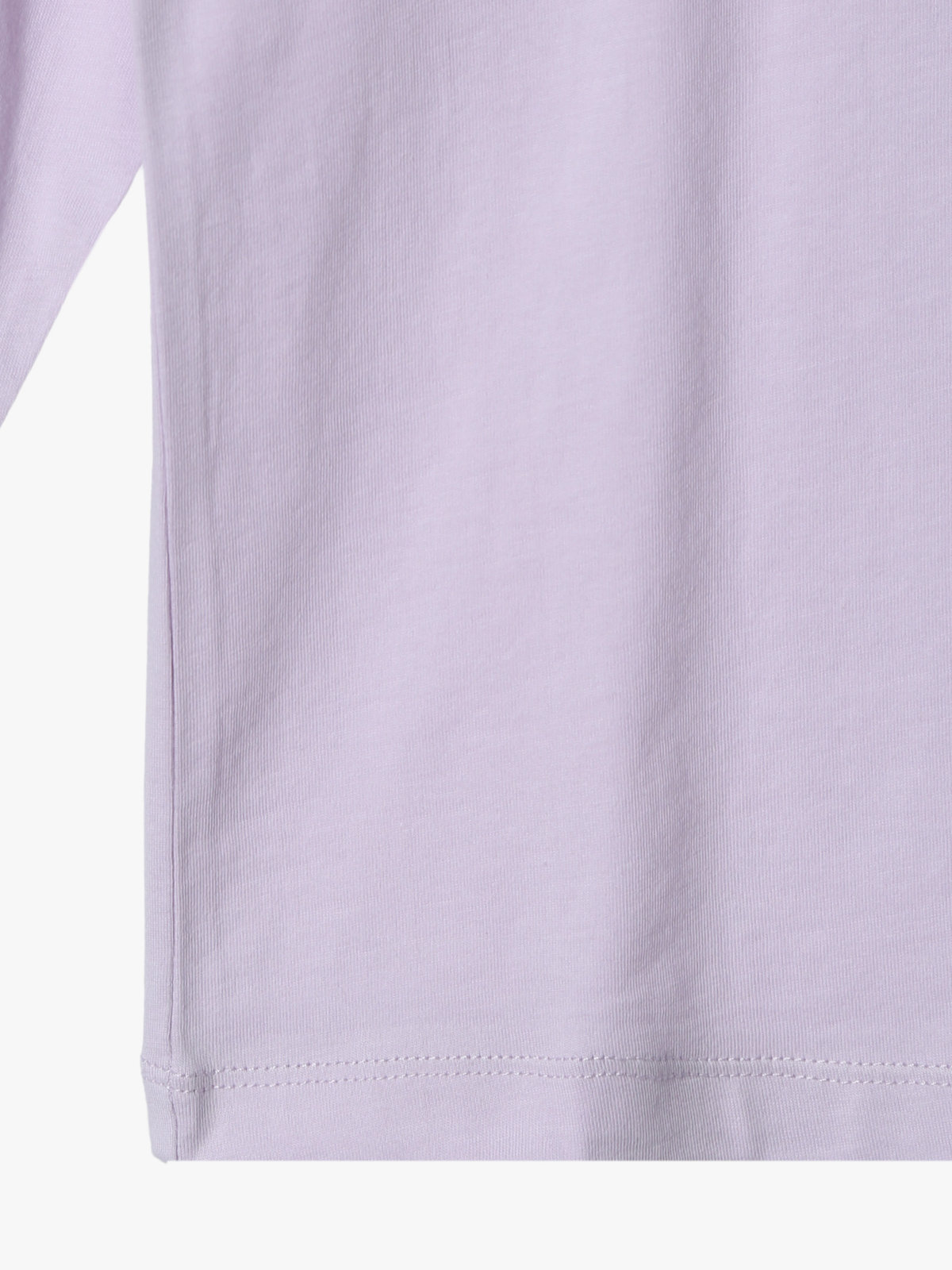 ENFANT ガールズ キッズ ロゴ ハート プリント コットン 長袖 Tシャツ パープル系その他