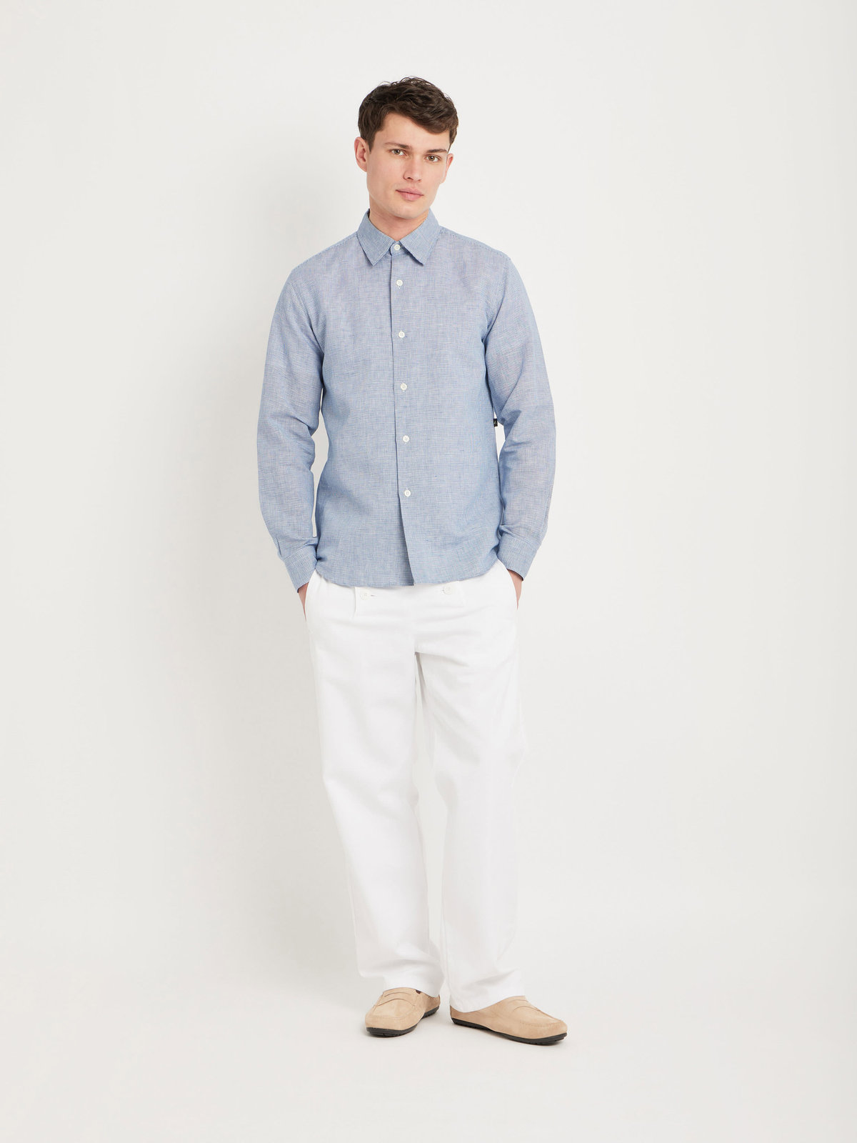 HOMME メンズ CAV8 CHEMISE シャツ ブルー
