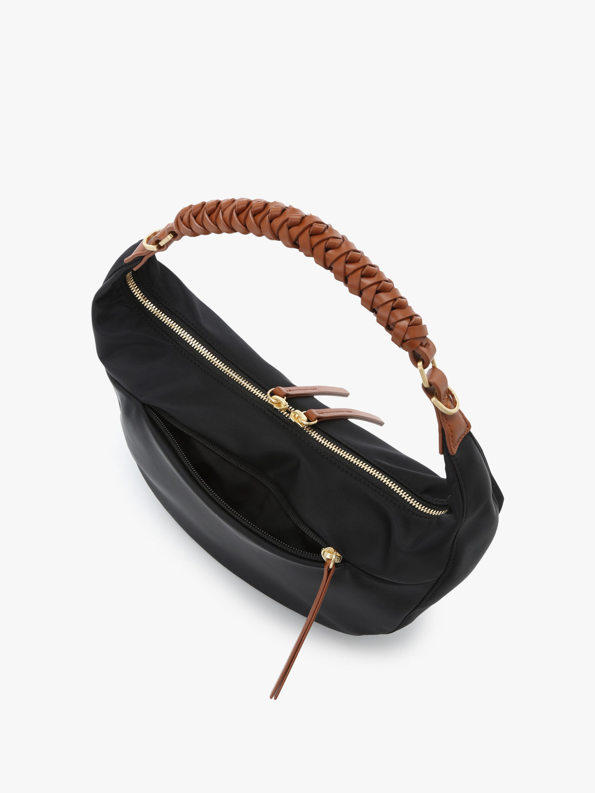 VOYAGE ウィメンズ バッグ＆ウォレット ナイロン 2way ミディアム ショルダーバッグ ”Tsuki” ZAS07-01 ブラウン