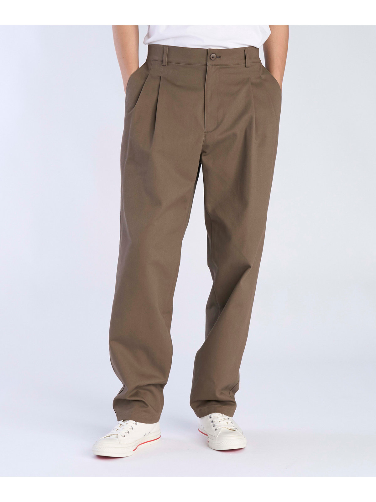 HOMME メンズ メンズ コットン パンツ グレー系その他