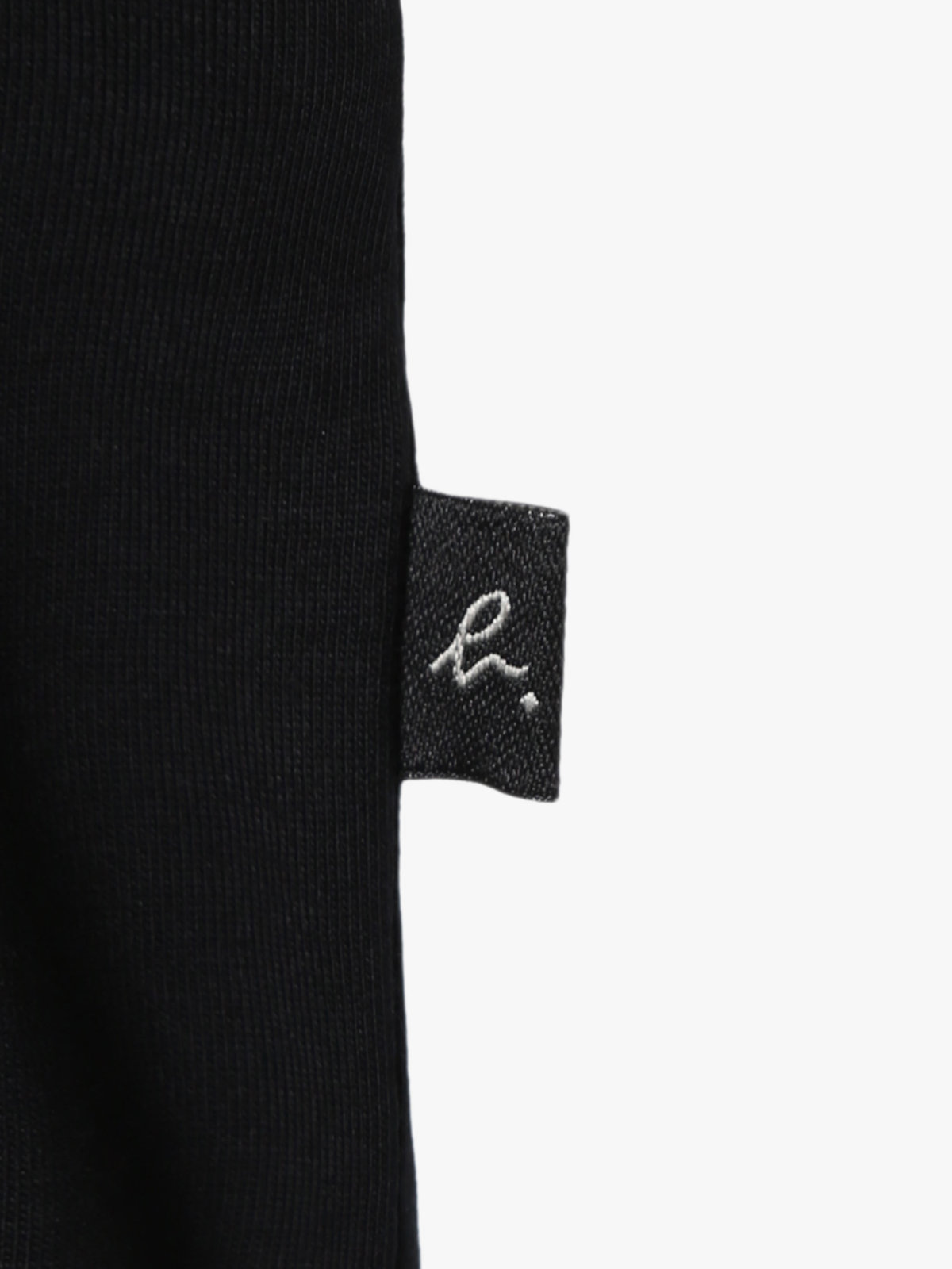 ENFANT ガールズ キッズ コットン ヘンリーネック 半袖 Tシャツ ブラック