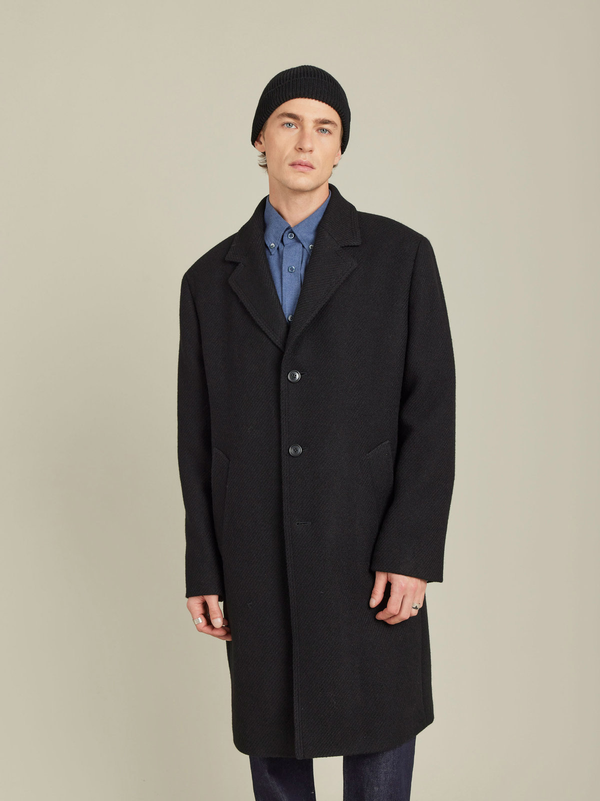 HOMME メンズ TM58 MANTEAU コート ブラック