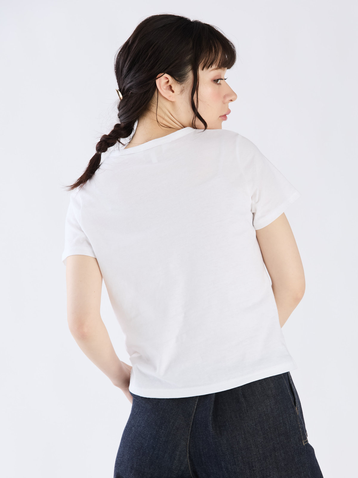 To b. by agnès b. 【Outlet】PARIS TOKYO Tシャツ ホワイト