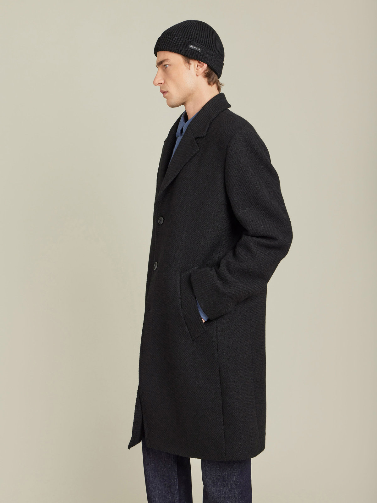 HOMME メンズ TM58 MANTEAU コート ブラック