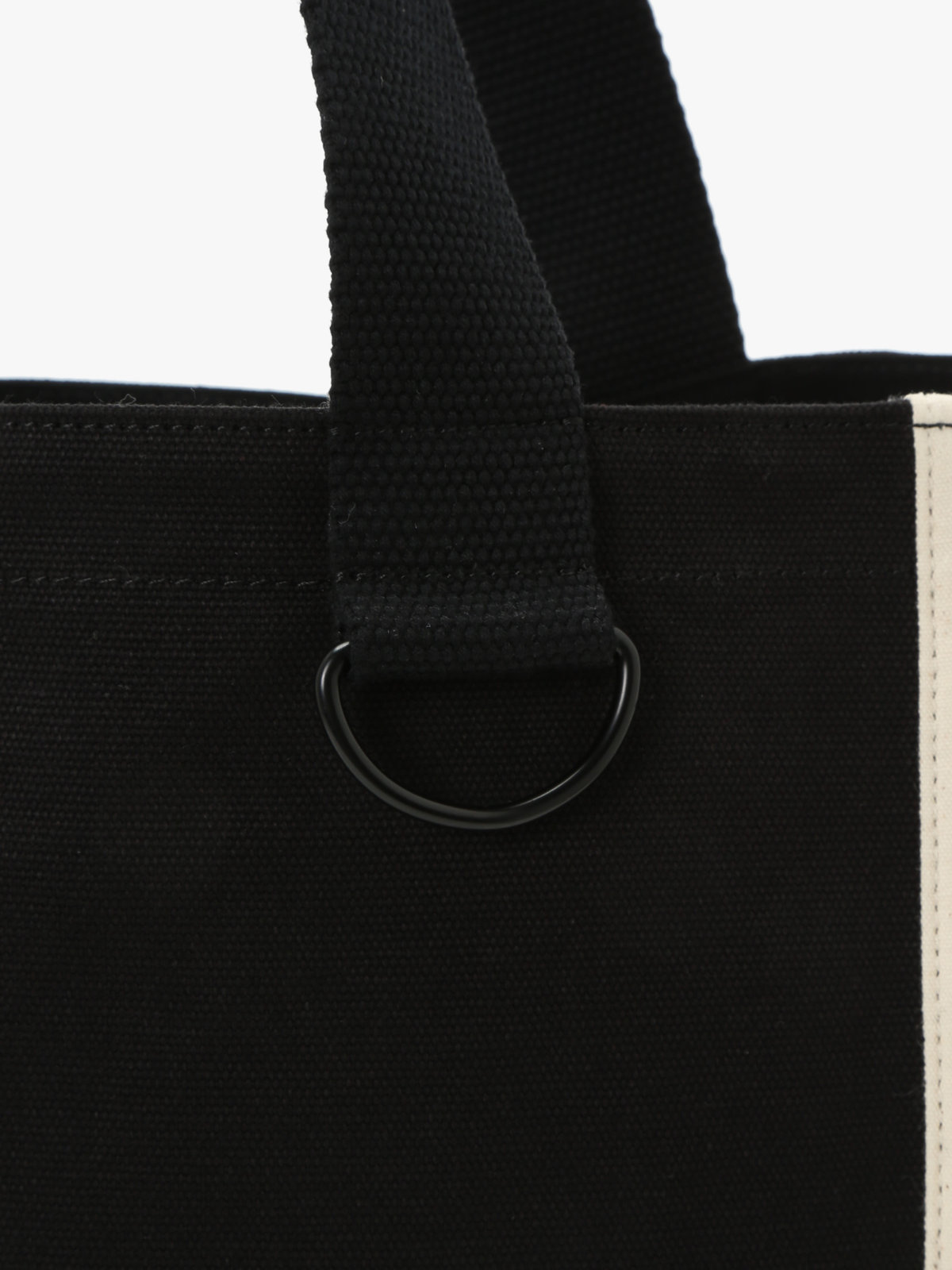 To b. by agnès b. To b. by agnes b.× green label relaxing コットン パイピング トートバッグ ブラック