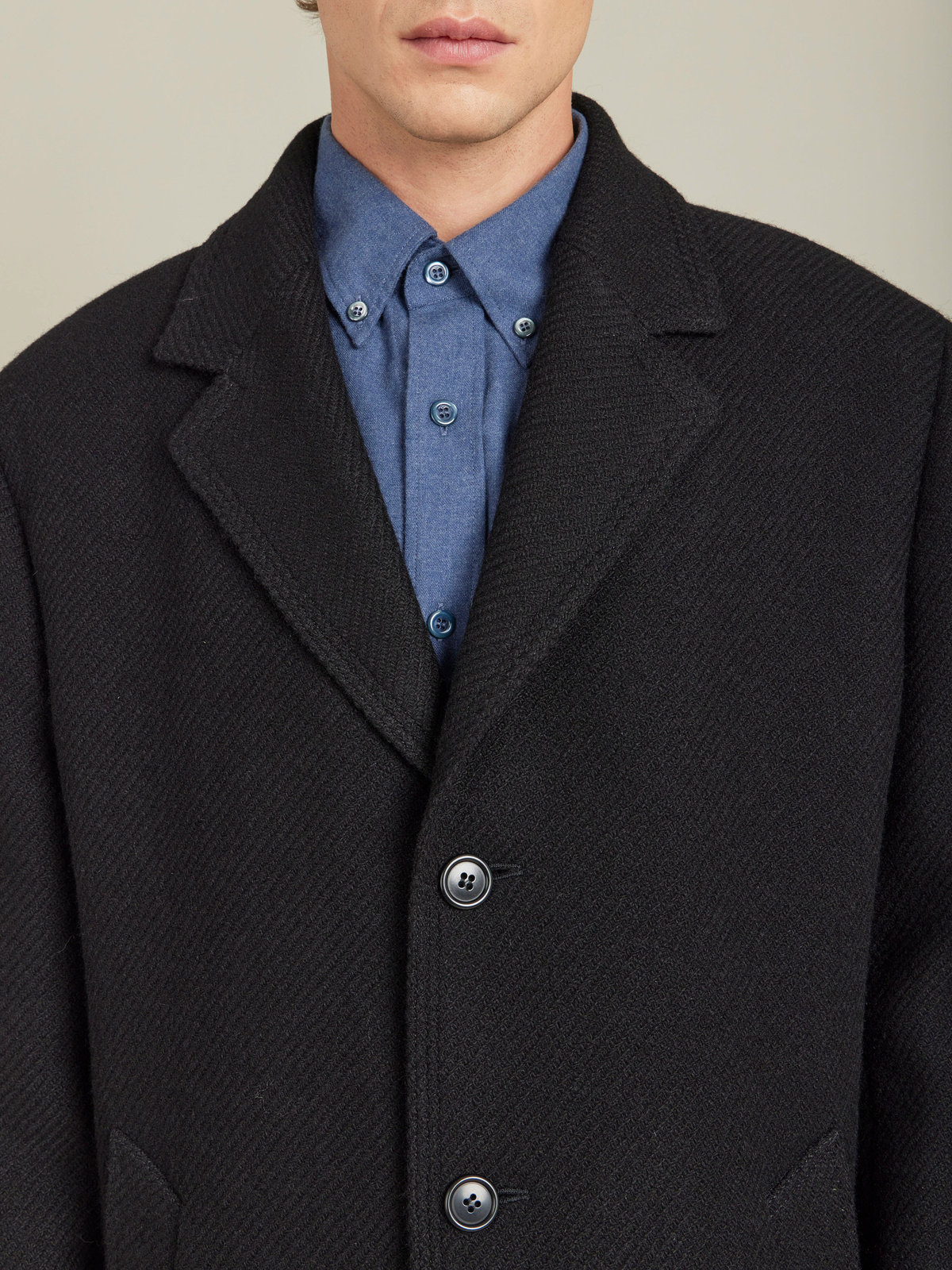 HOMME メンズ TM58 MANTEAU コート ブラック