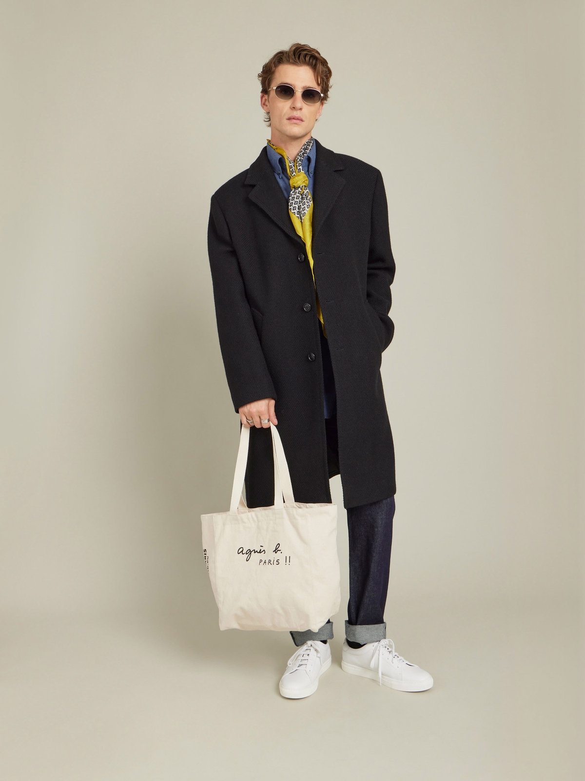 HOMME メンズ TM58 MANTEAU コート ブラック