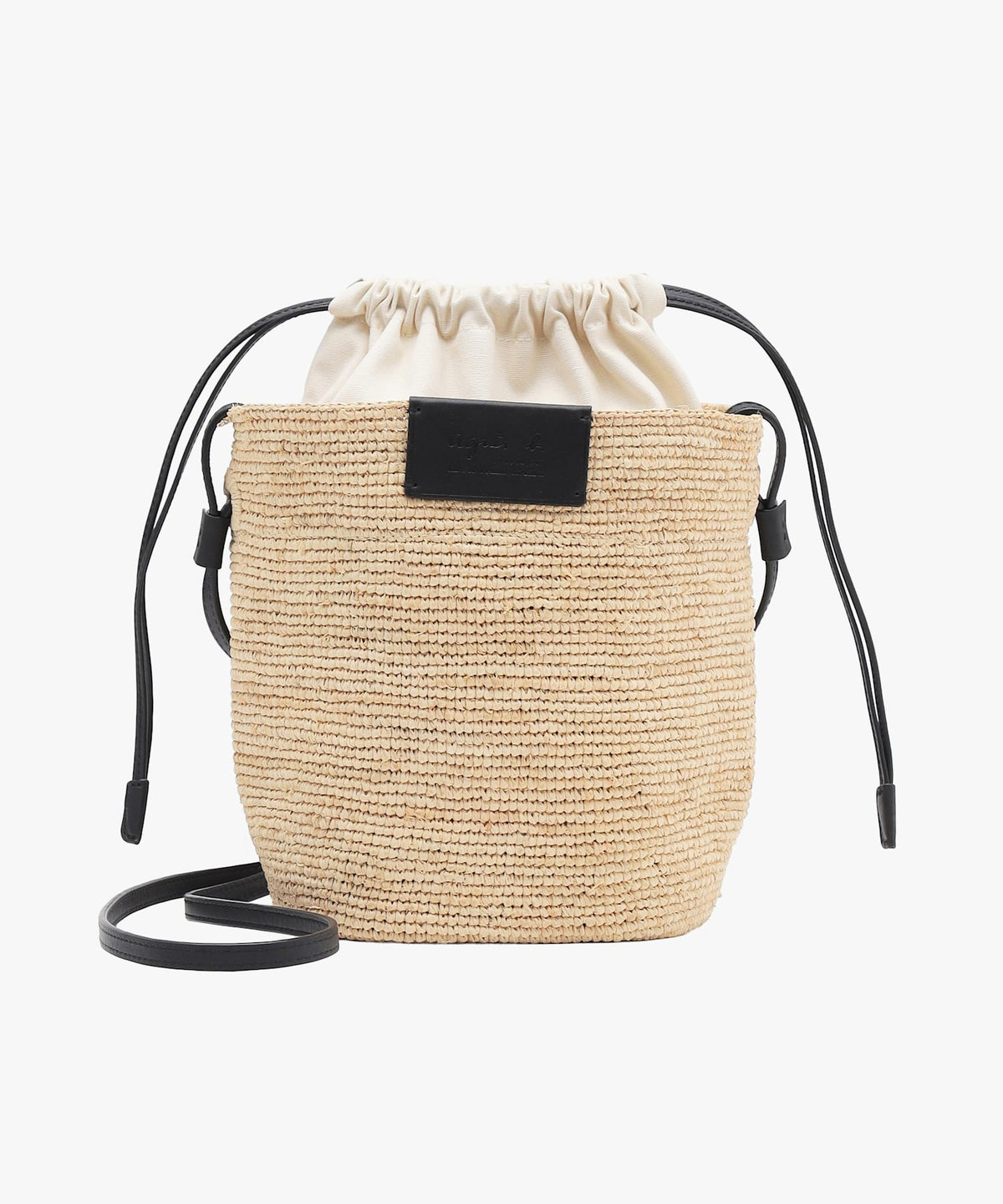 VOYAGE ウィメンズ バッグ＆ウォレット ラフィア スモール ショルダーバッグ YAX08-02 ブラック