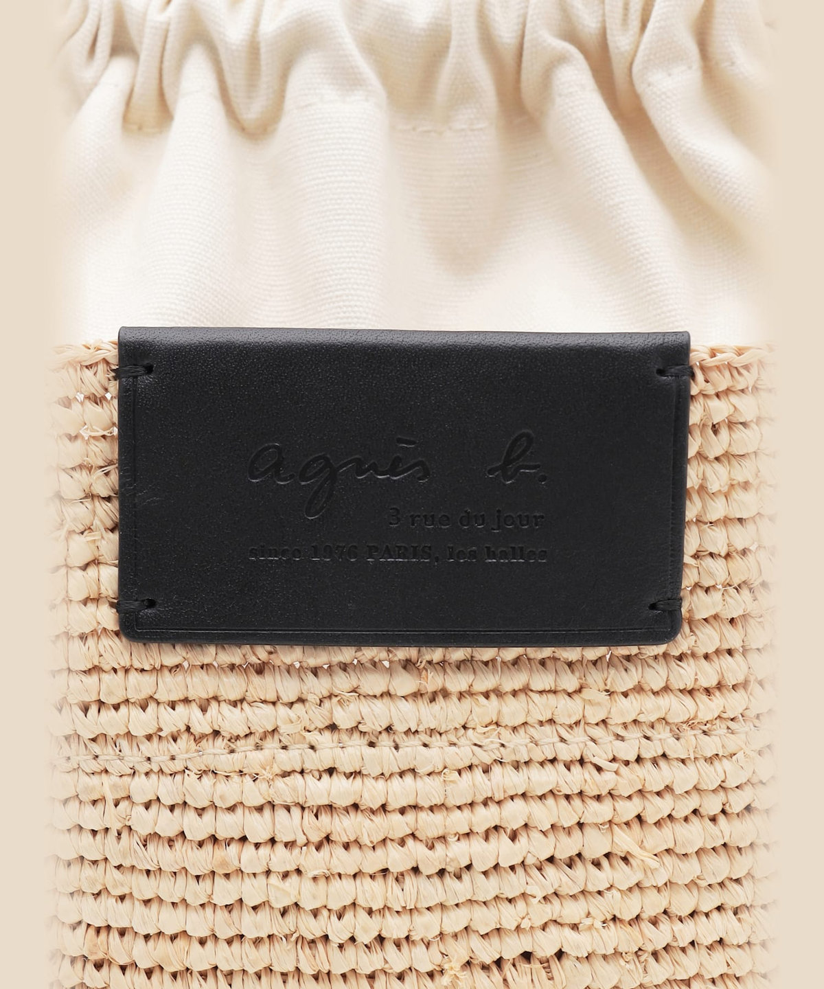 VOYAGE ウィメンズ バッグ＆ウォレット ラフィア スモール ショルダーバッグ YAX08-02 ブラック